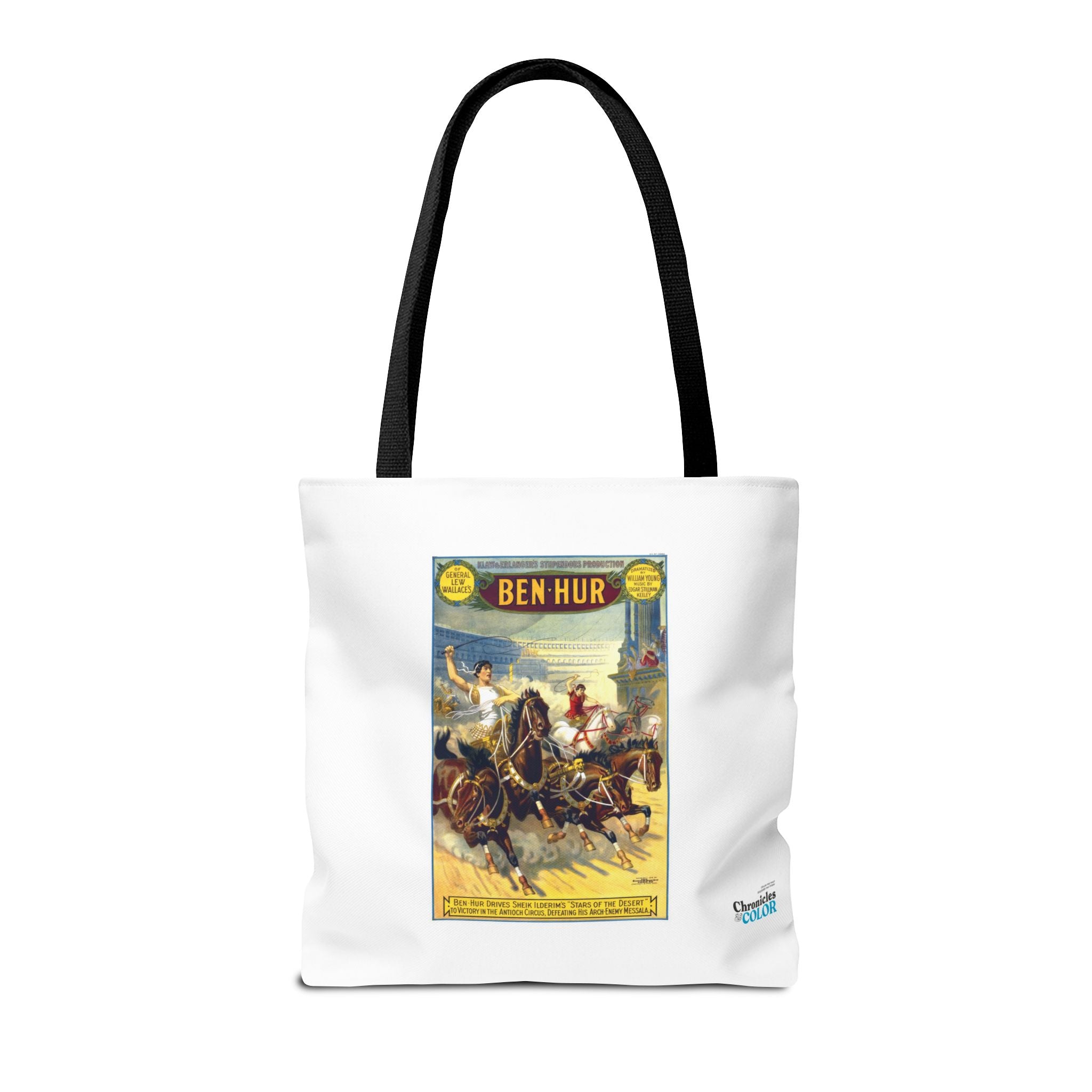 Stylish Tote Bag - Ben-Hur Broadway Premiere Vintage Artwork (1899)
