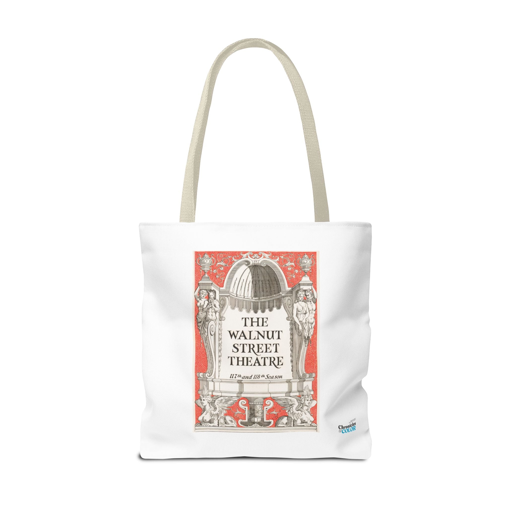 Stylish Tote Bag - Walnut Street Theatre Program, Vintage Artwork (1926)