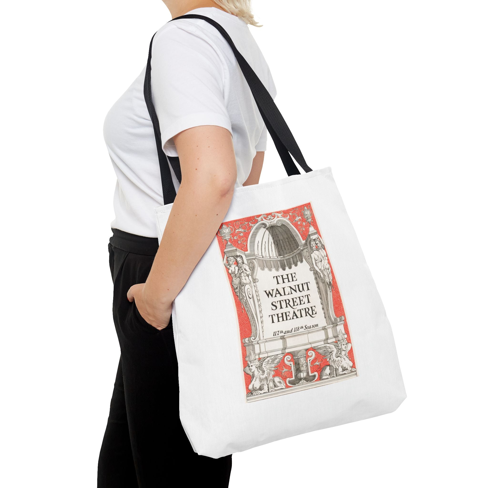 Stylish Tote Bag - Walnut Street Theatre Program, Vintage Artwork (1926)