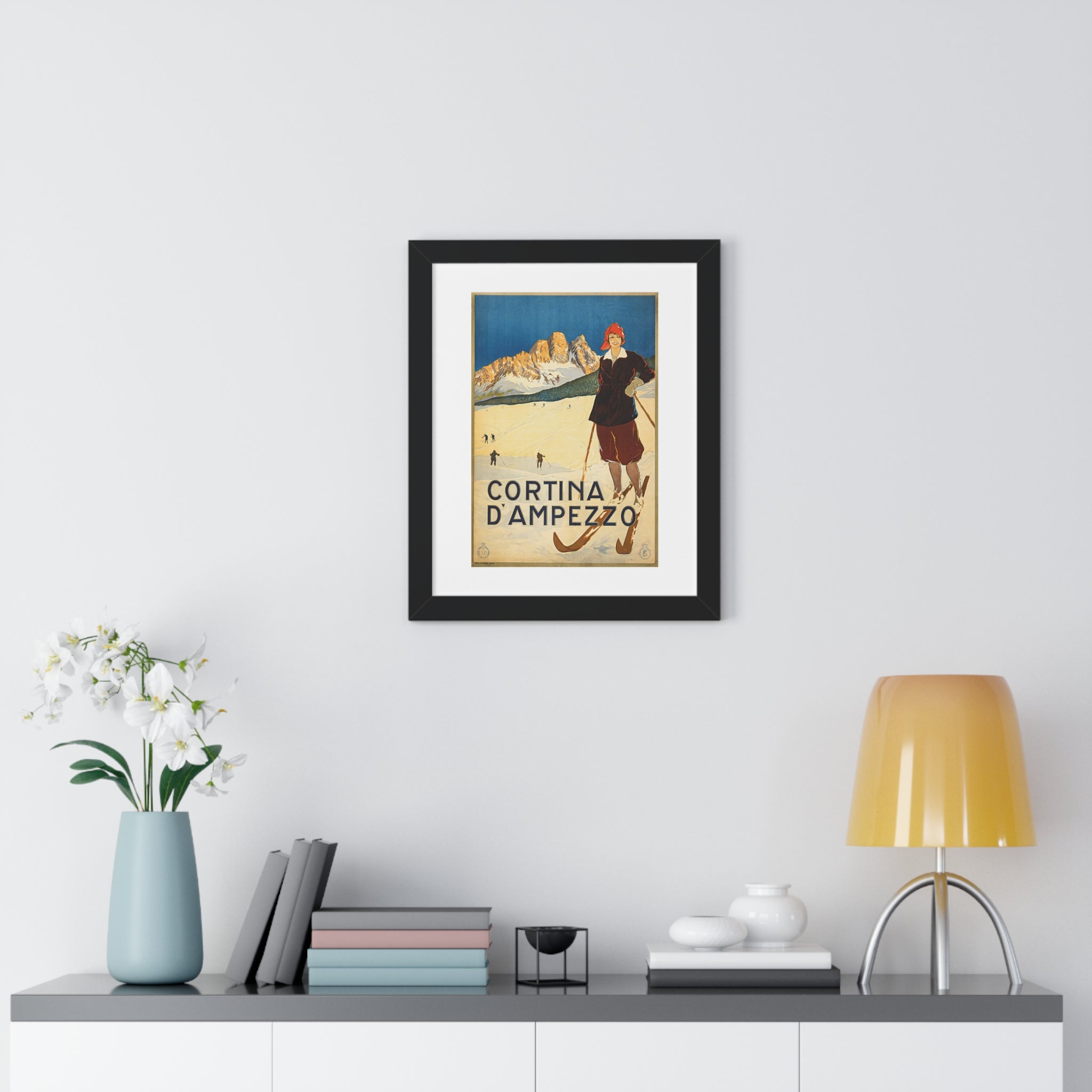 Framed Vertical Poster - Cortina d'Ampezzo