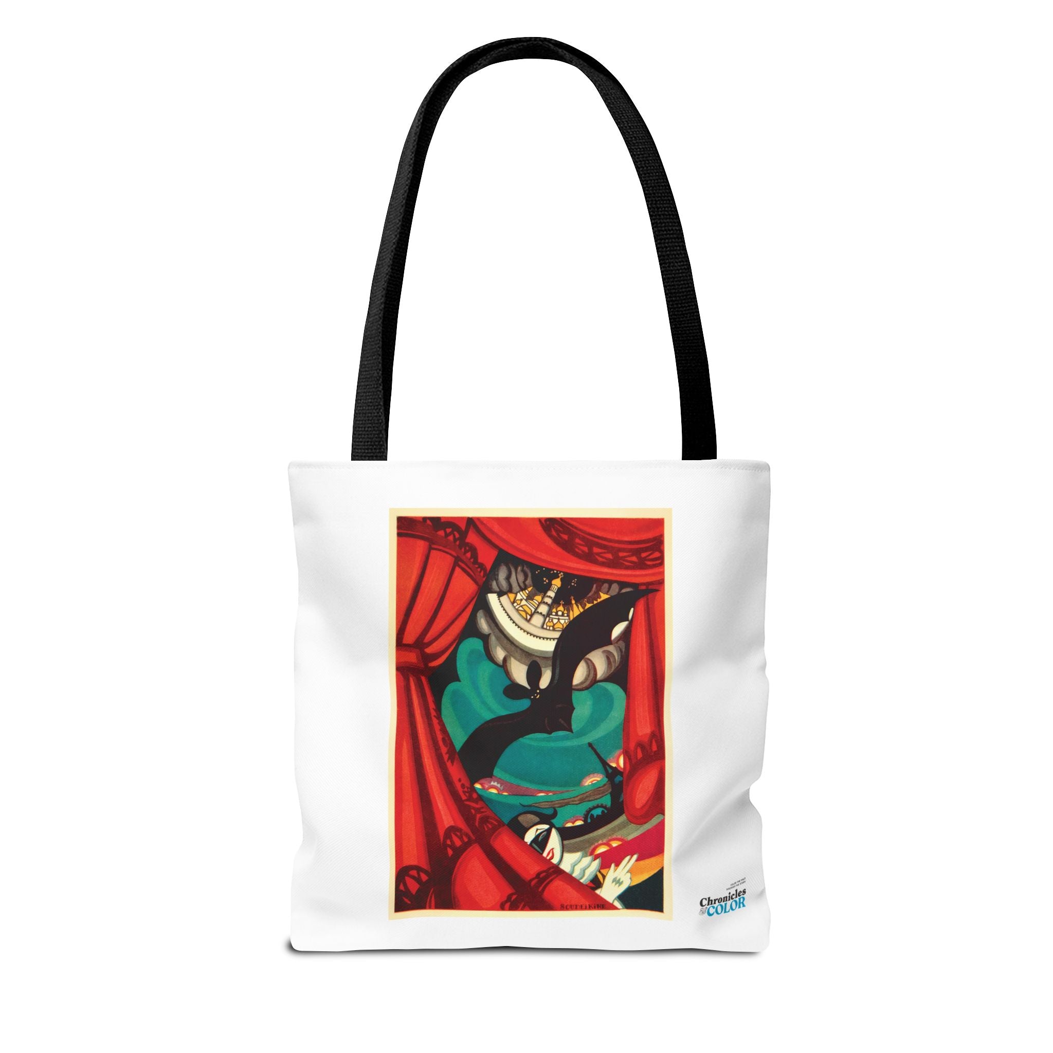 Stylish Tote Bag - Nikita Balieff’s Bat Theatre, Moscow Vintage Artwork (1922)