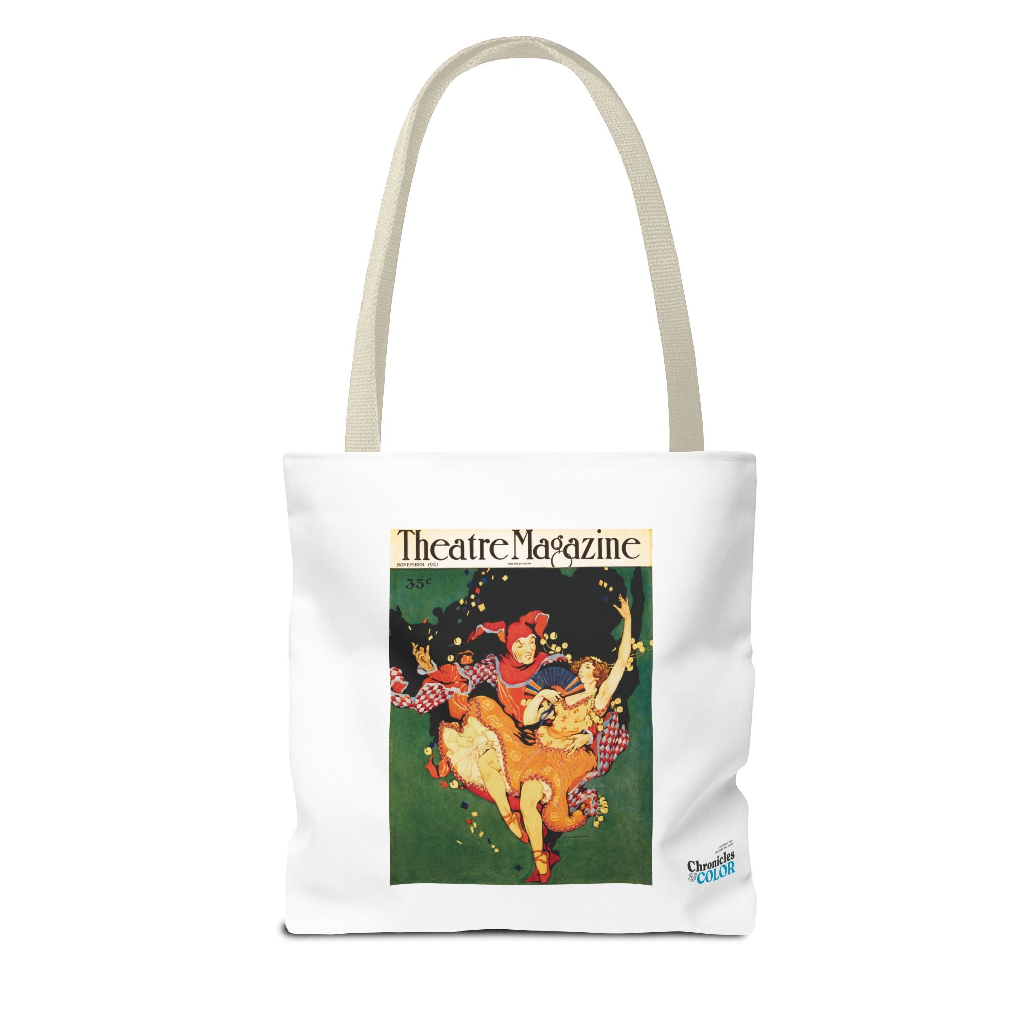 Stylish Tote Bag - Theatre Magazine Cover, Nov. 1921, Artwork by Clara Elsene Peck