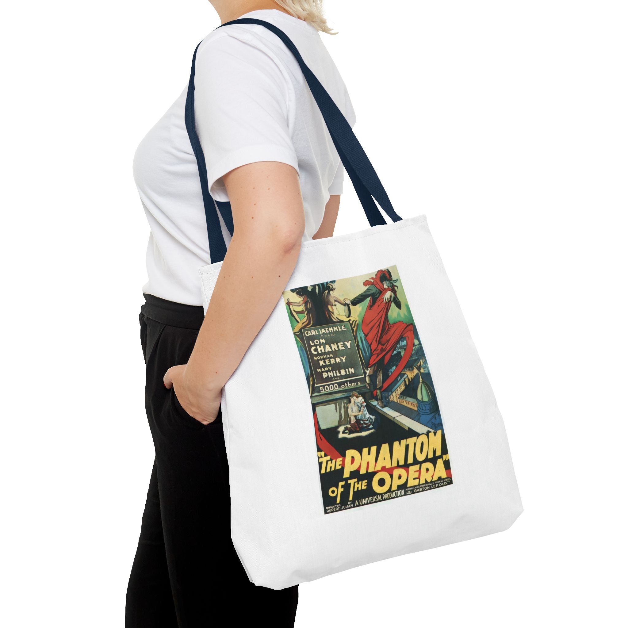 Stylish Tote Bag - The Phantom of the Opera Vintage Artwork (1925)