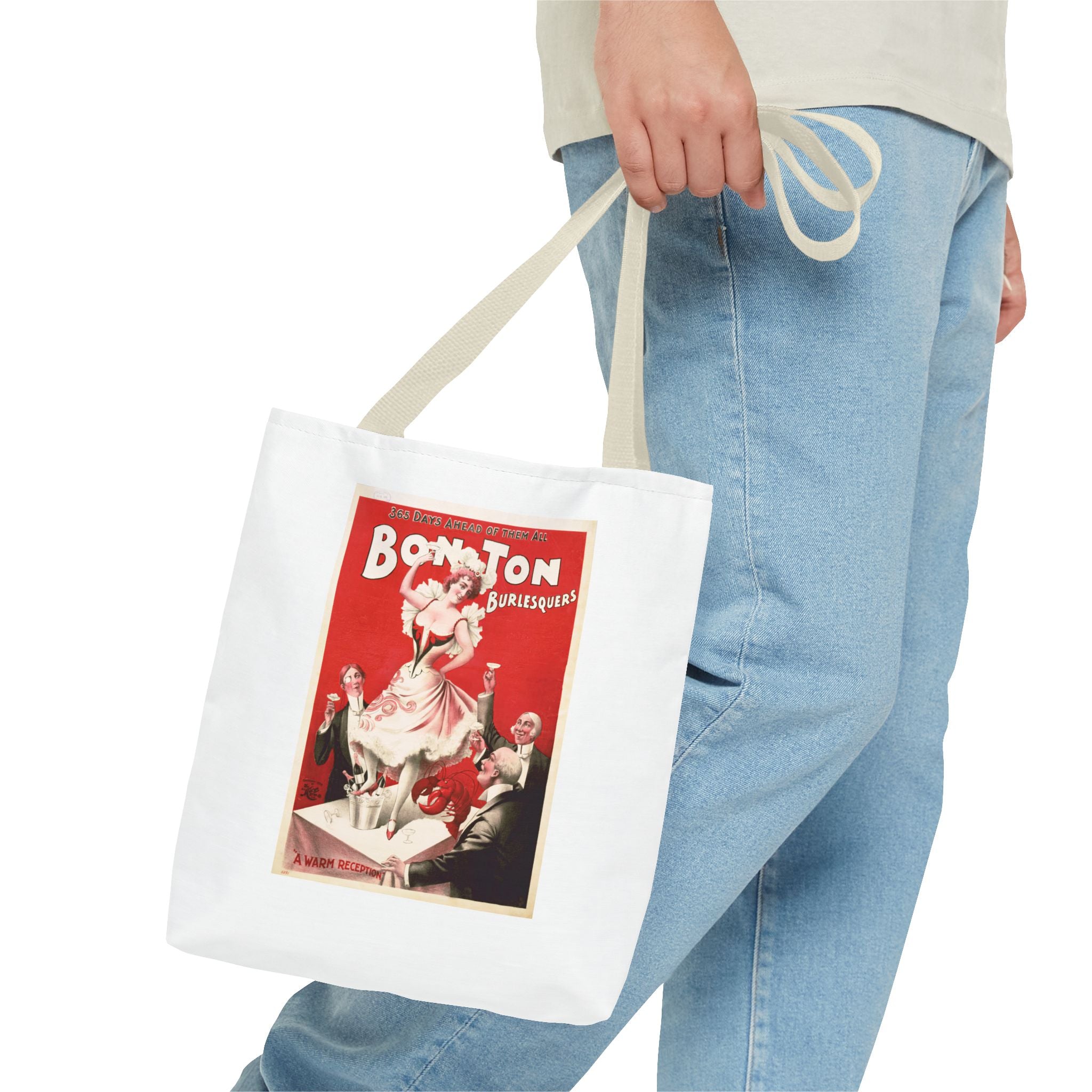 Stylish Tote Bag - Bon Ton Burlesquers Vintage Artwork (1898)