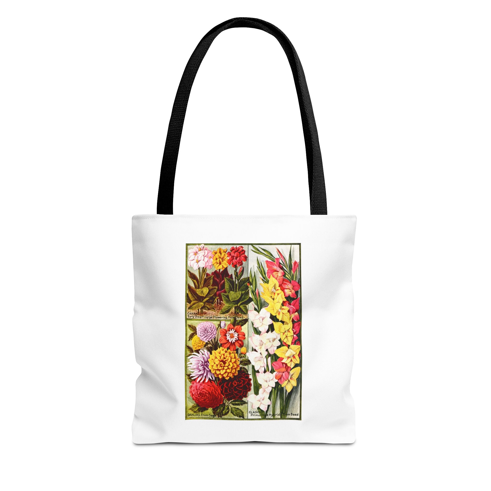 Stylish Tote Bag - Childs' Seeds, Flower Catalog Plate