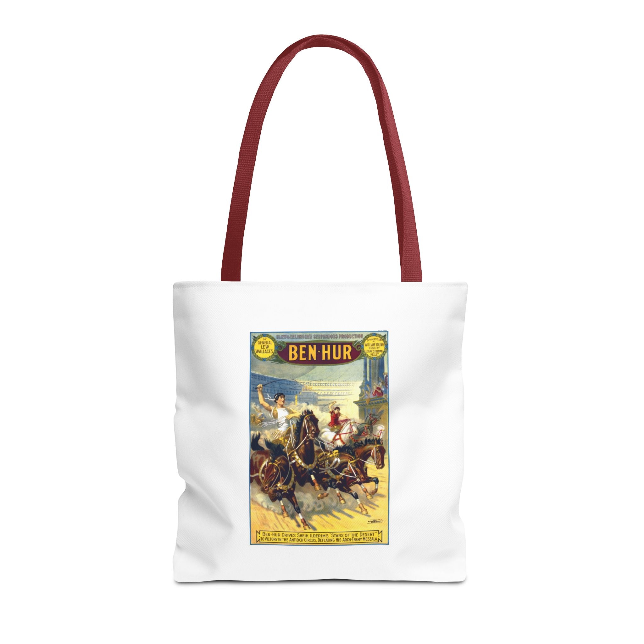 Stylish Tote Bag - Ben-Hur Broadway Premiere Vintage Artwork (1899)