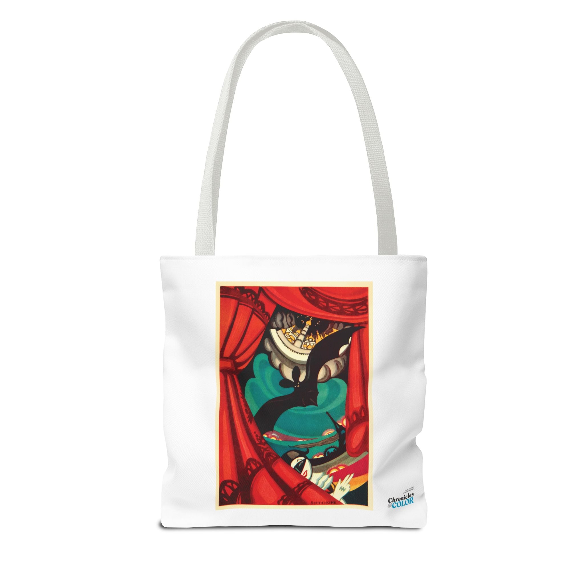 Stylish Tote Bag - Nikita Balieff’s Bat Theatre, Moscow Vintage Artwork (1922)