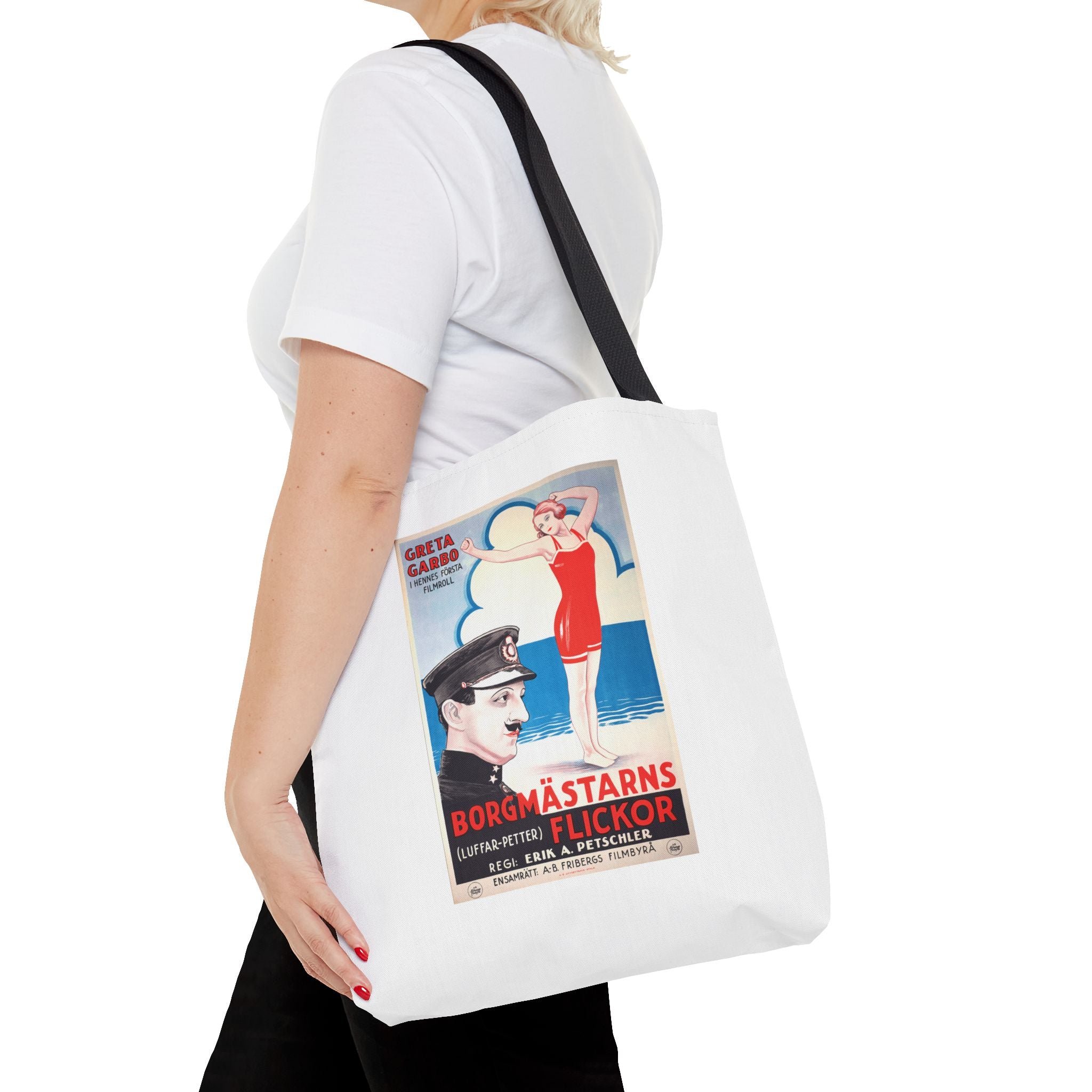 Stylish Tote Bag - Luffar-Petter (Peter the Tramp) Swedish Vintage Artwork