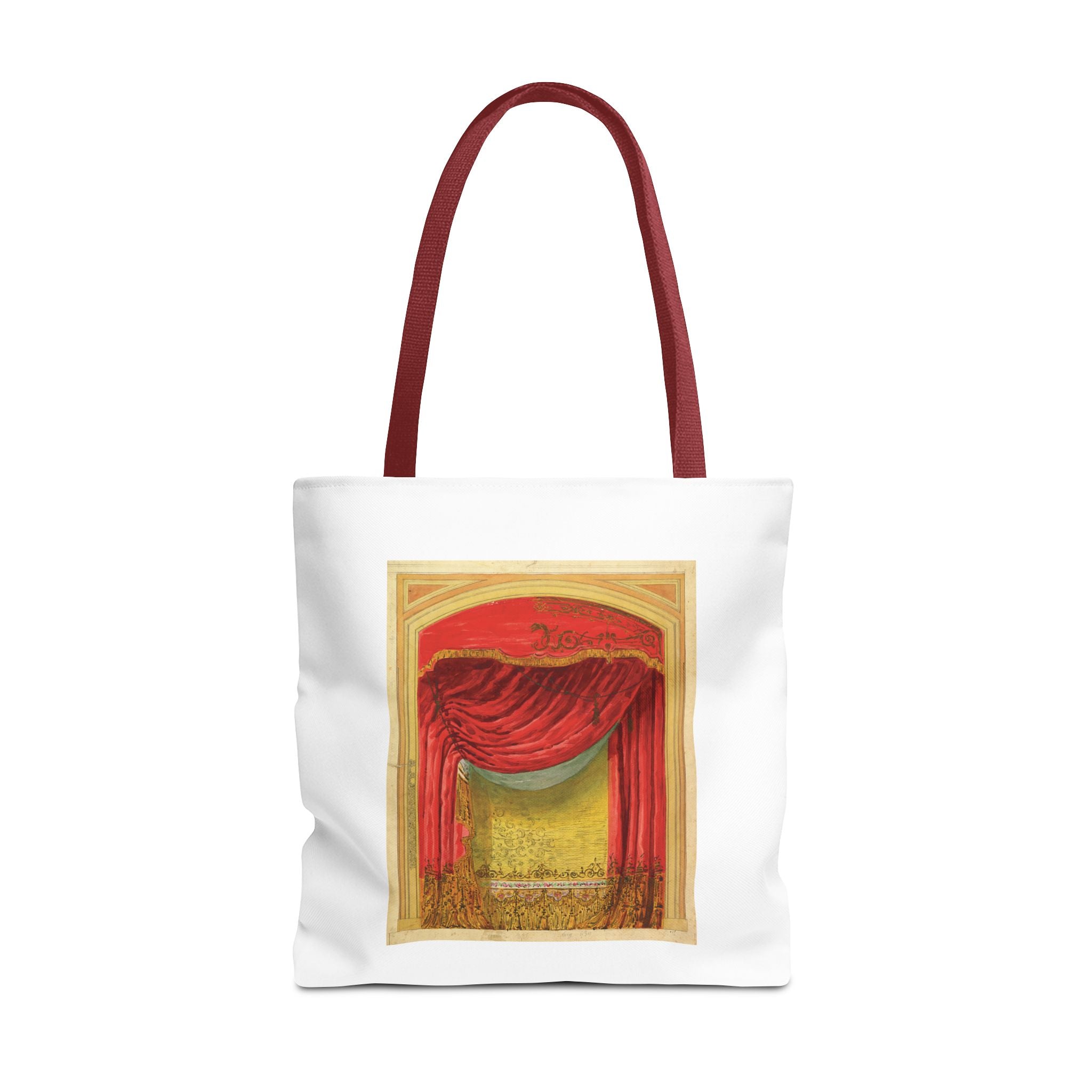 Stylish Tote Bag - Casino de St. Etienne Stage Design Artwork by Eugène Cicéri