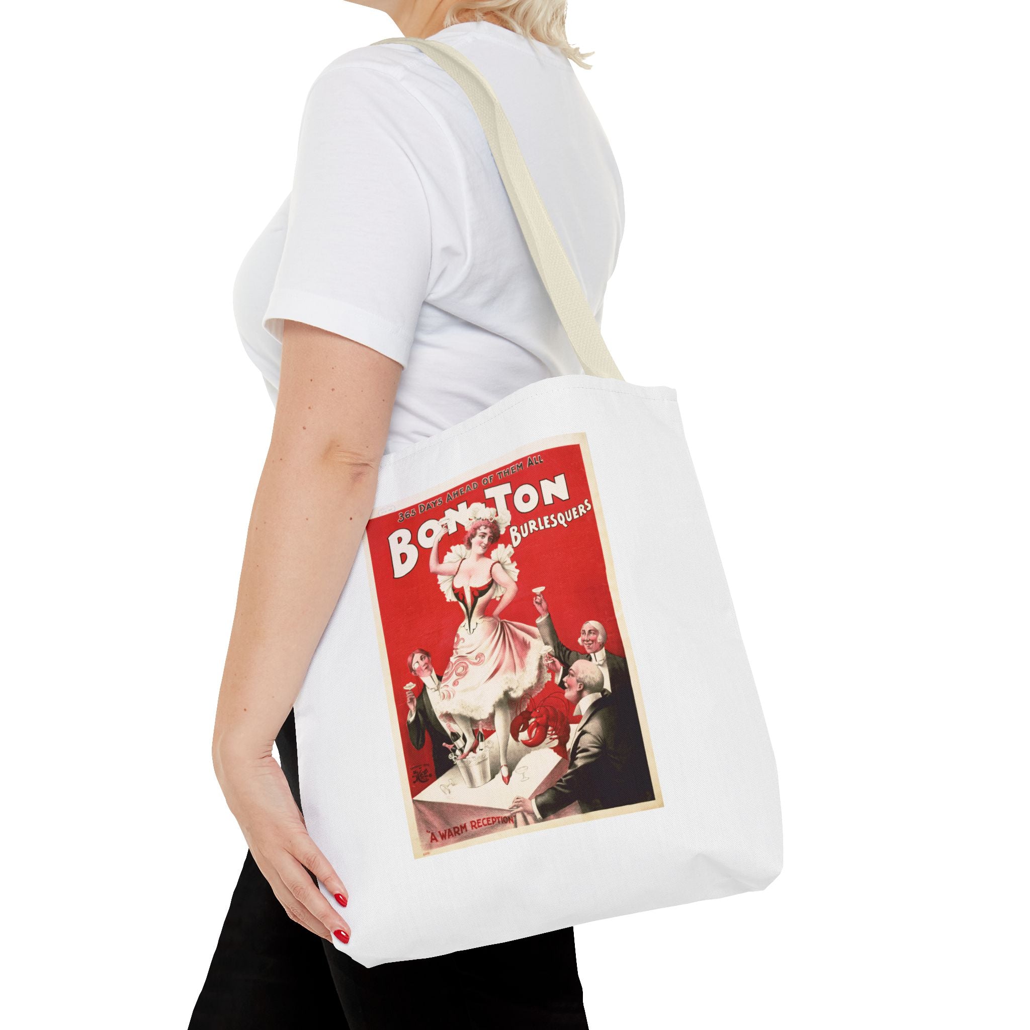 Stylish Tote Bag - Bon Ton Burlesquers Vintage Artwork (1898)
