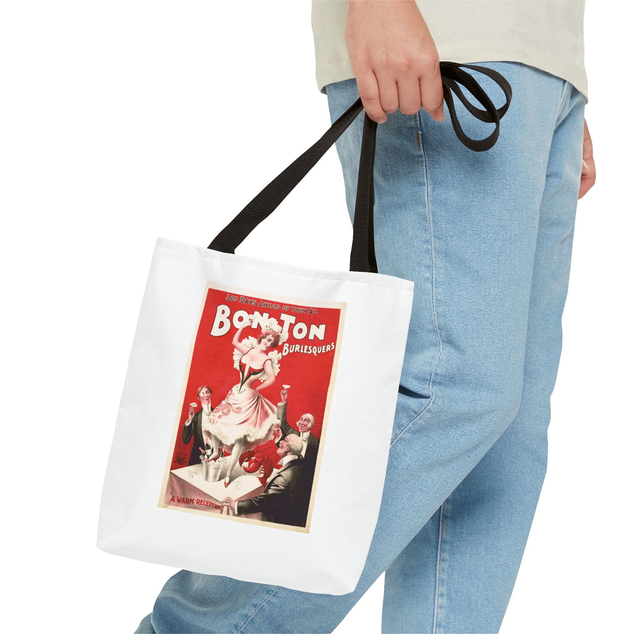 Stylish Tote Bag - Bon Ton Burlesquers Vintage Artwork (1898)