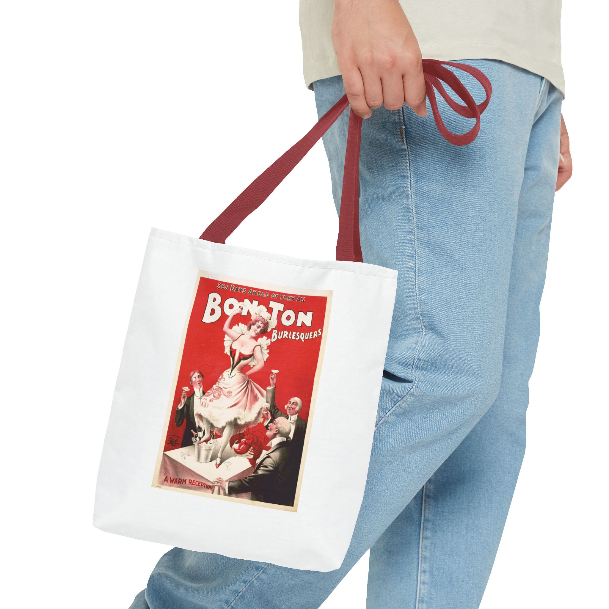 Stylish Tote Bag - Bon Ton Burlesquers Vintage Artwork (1898)