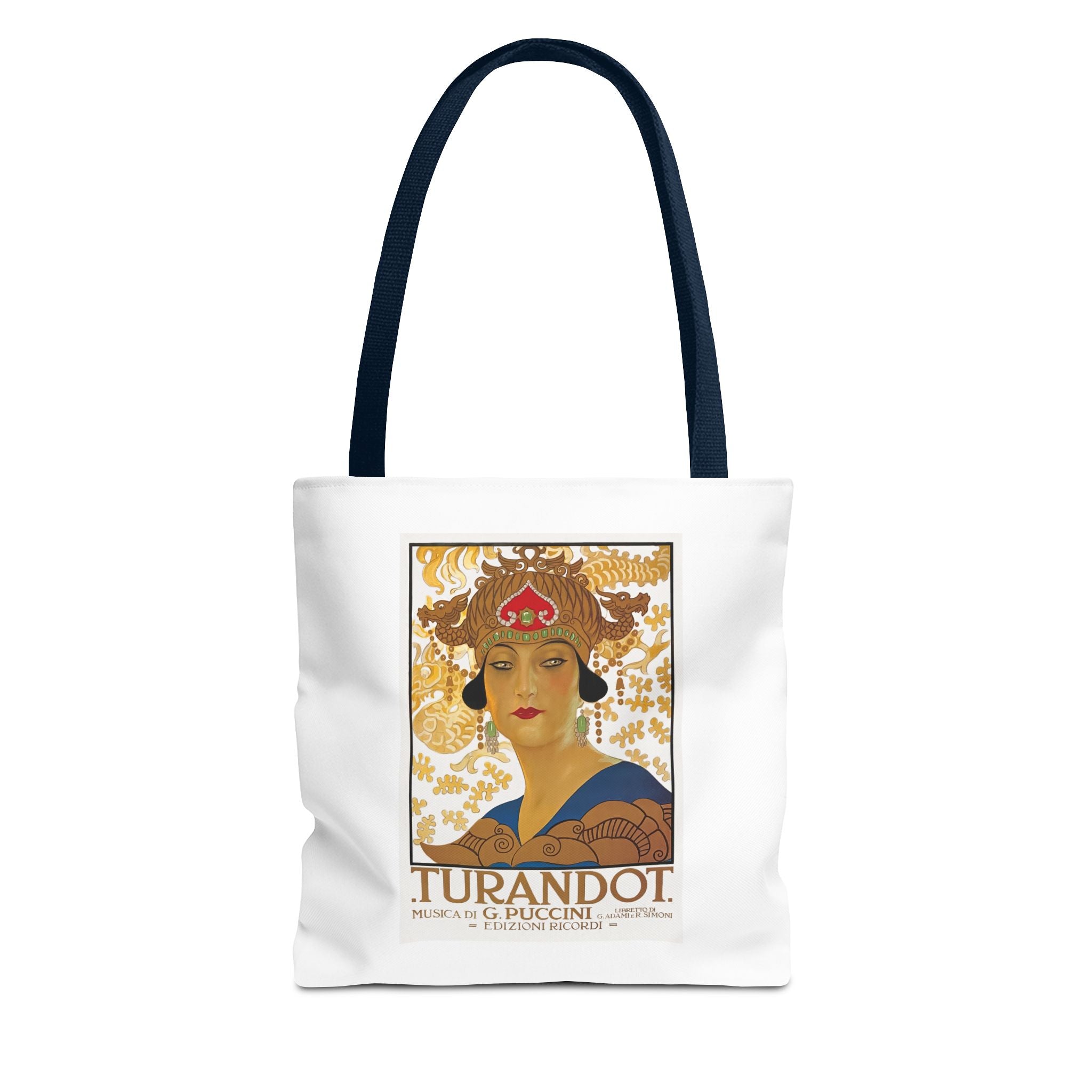 Stylish Tote Bag - Giacomo Puccini’s Opera Turandot Vintage Artwork (1926)