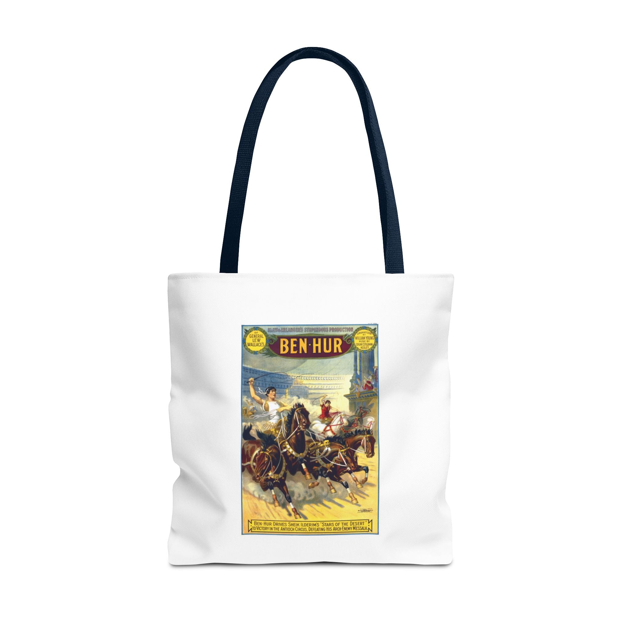 Stylish Tote Bag - Ben-Hur Broadway Premiere Vintage Artwork (1899)