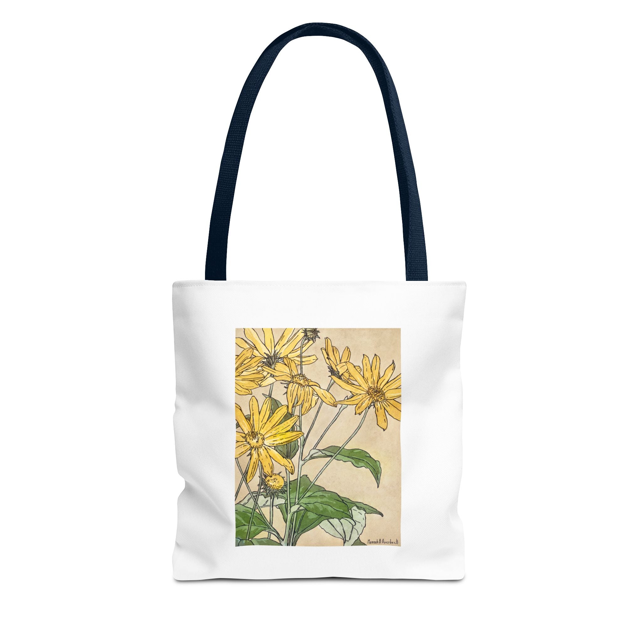 Stylish Tote Bag - Sunflowers Print
