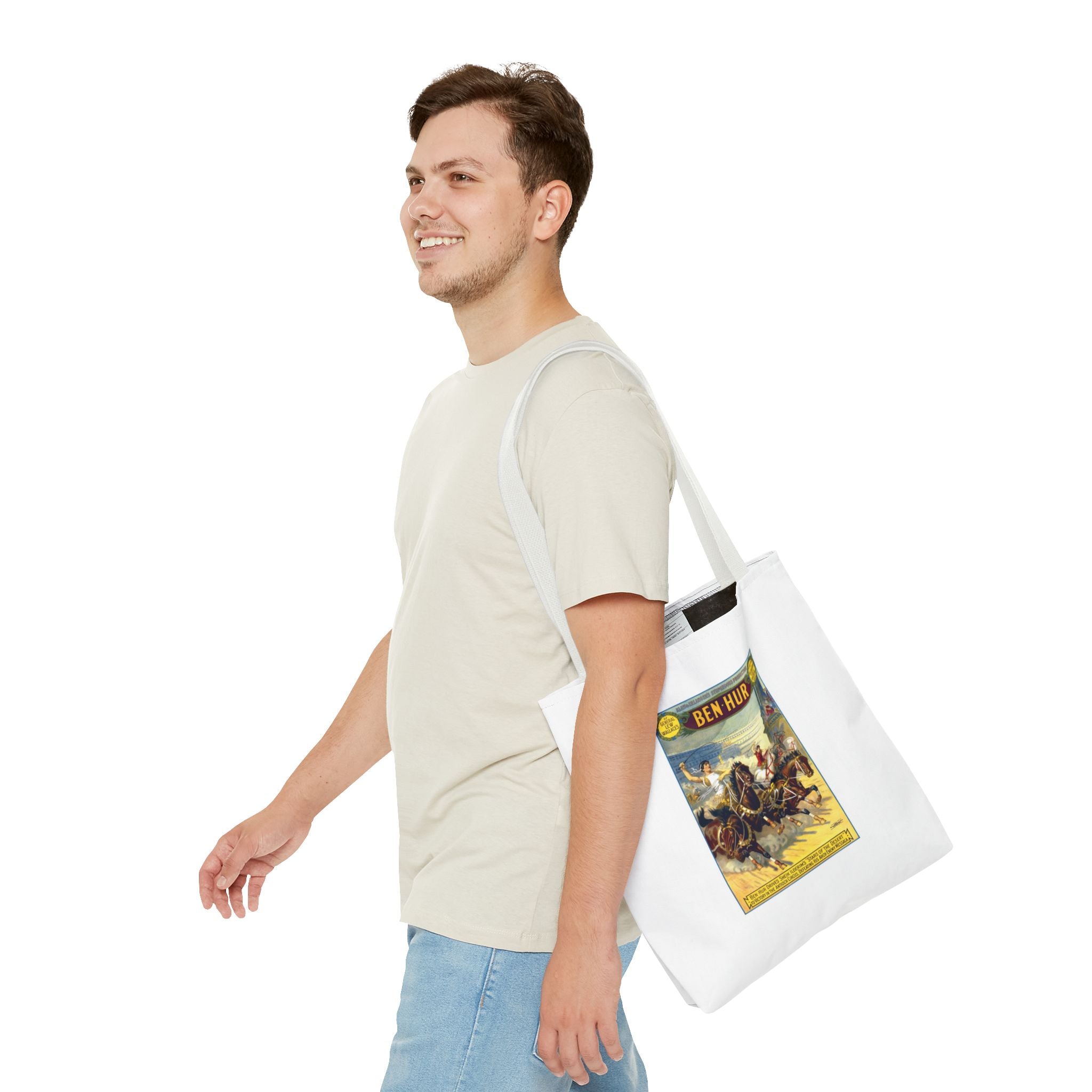 Stylish Tote Bag - Ben-Hur Broadway Premiere Vintage Artwork (1899)