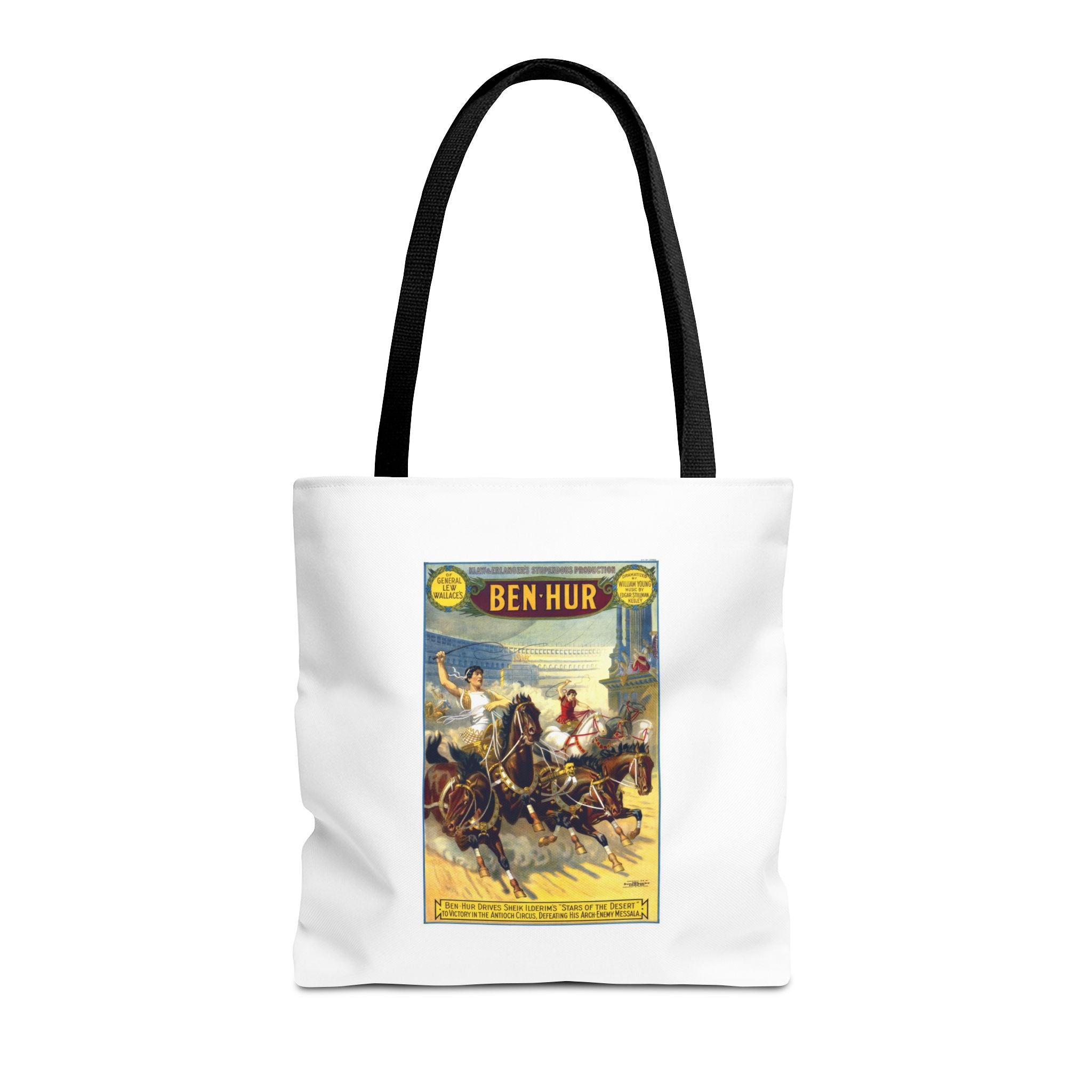 Stylish Tote Bag - Ben-Hur Broadway Premiere Vintage Artwork (1899)