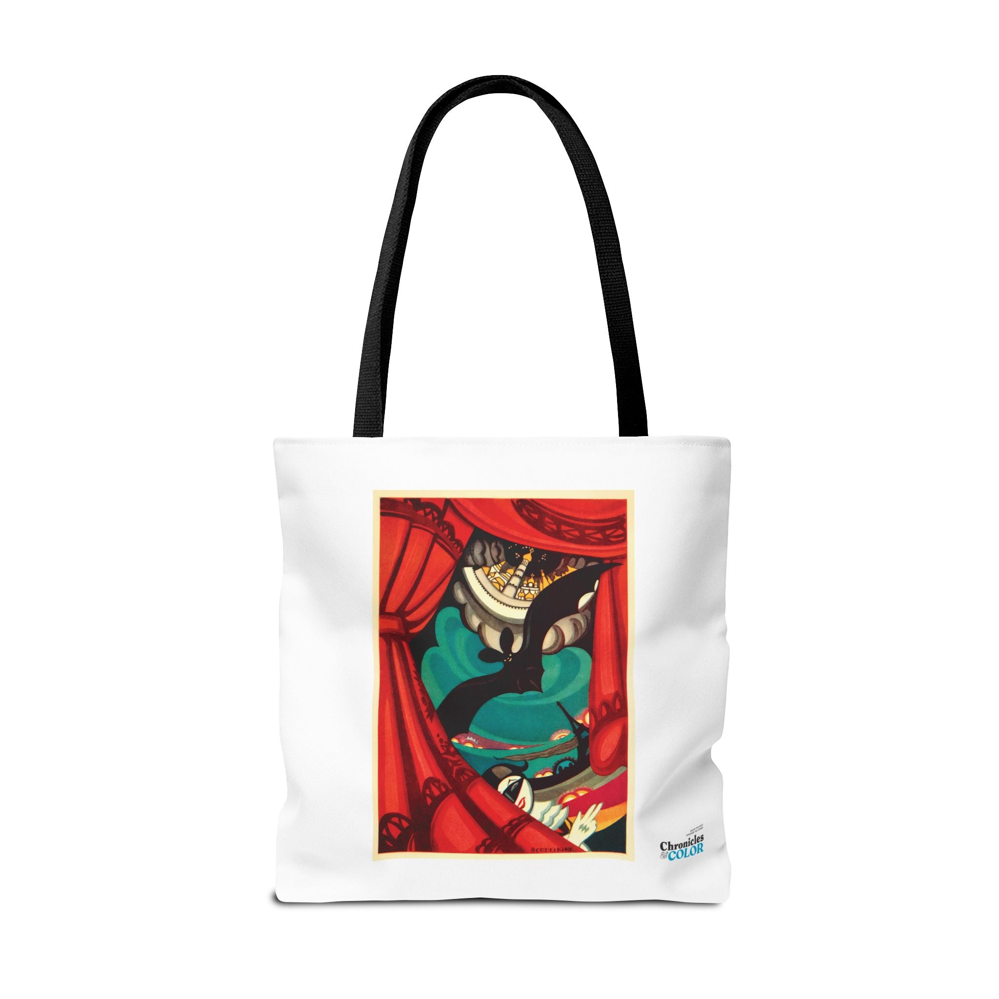 Stylish Tote Bag - Nikita Balieff’s Bat Theatre, Moscow Vintage Artwork (1922)