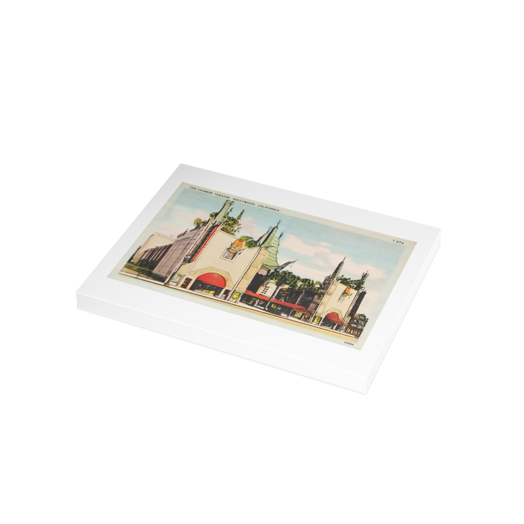 Postcard Bundles (envelopes included) - Grauman’s Chinese Theatre, Hollywood Vintage Postcard Art