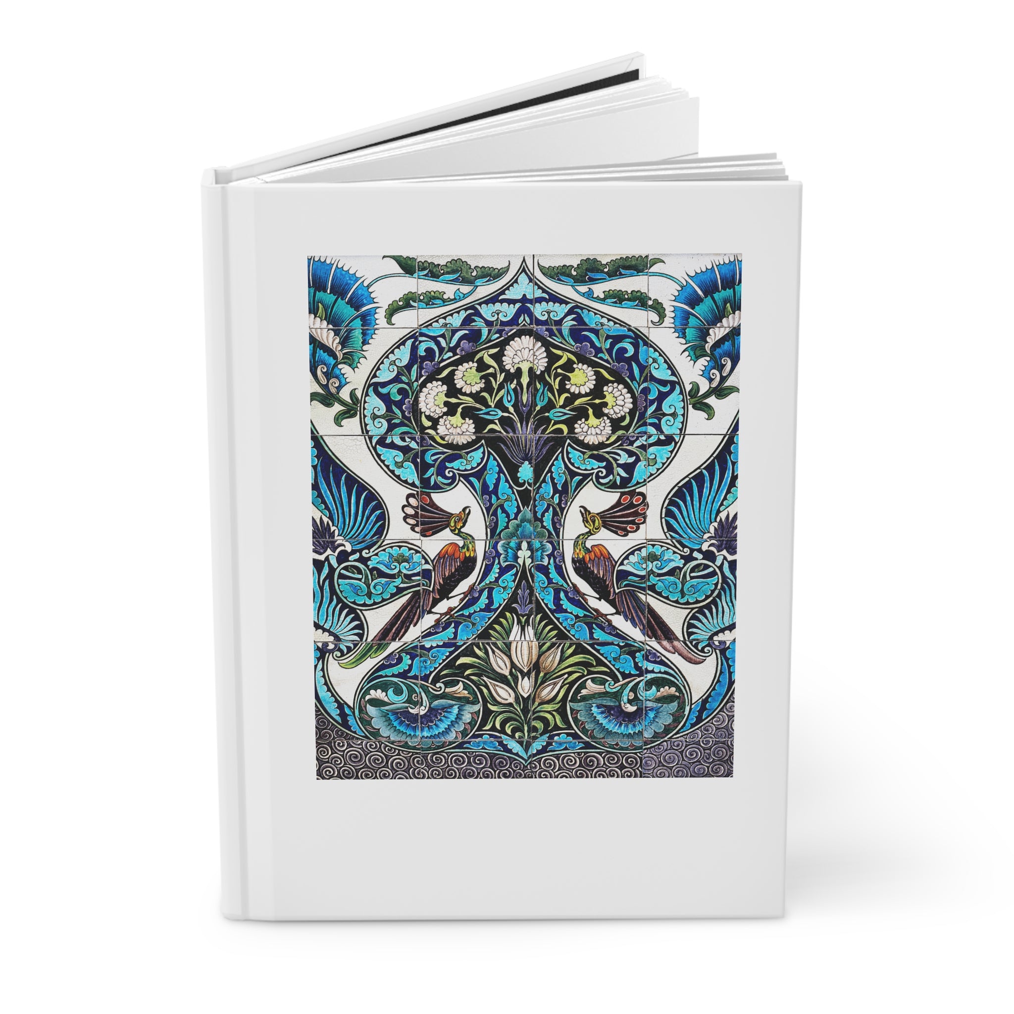 Hardcover Journal Matte - Lustered Earthenware Tile Panel