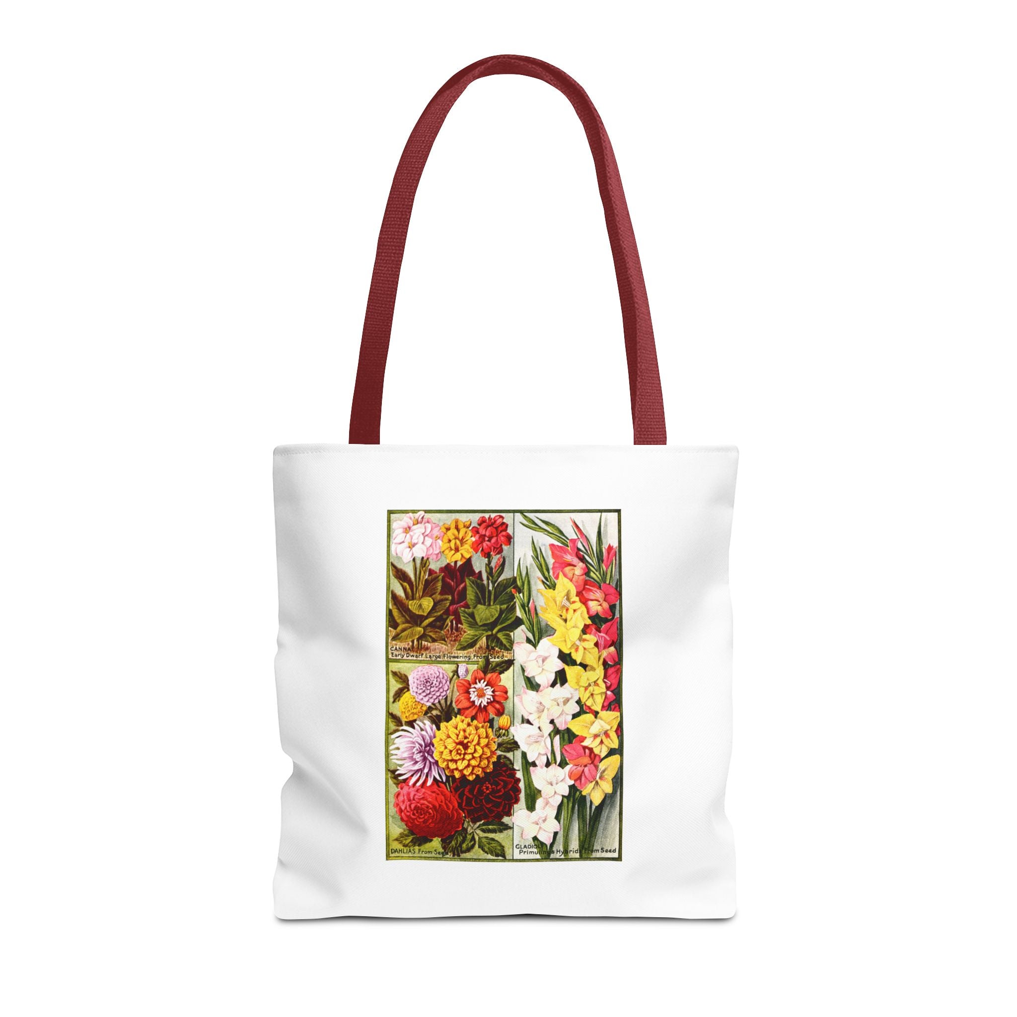 Stylish Tote Bag - Childs' Seeds, Flower Catalog Plate