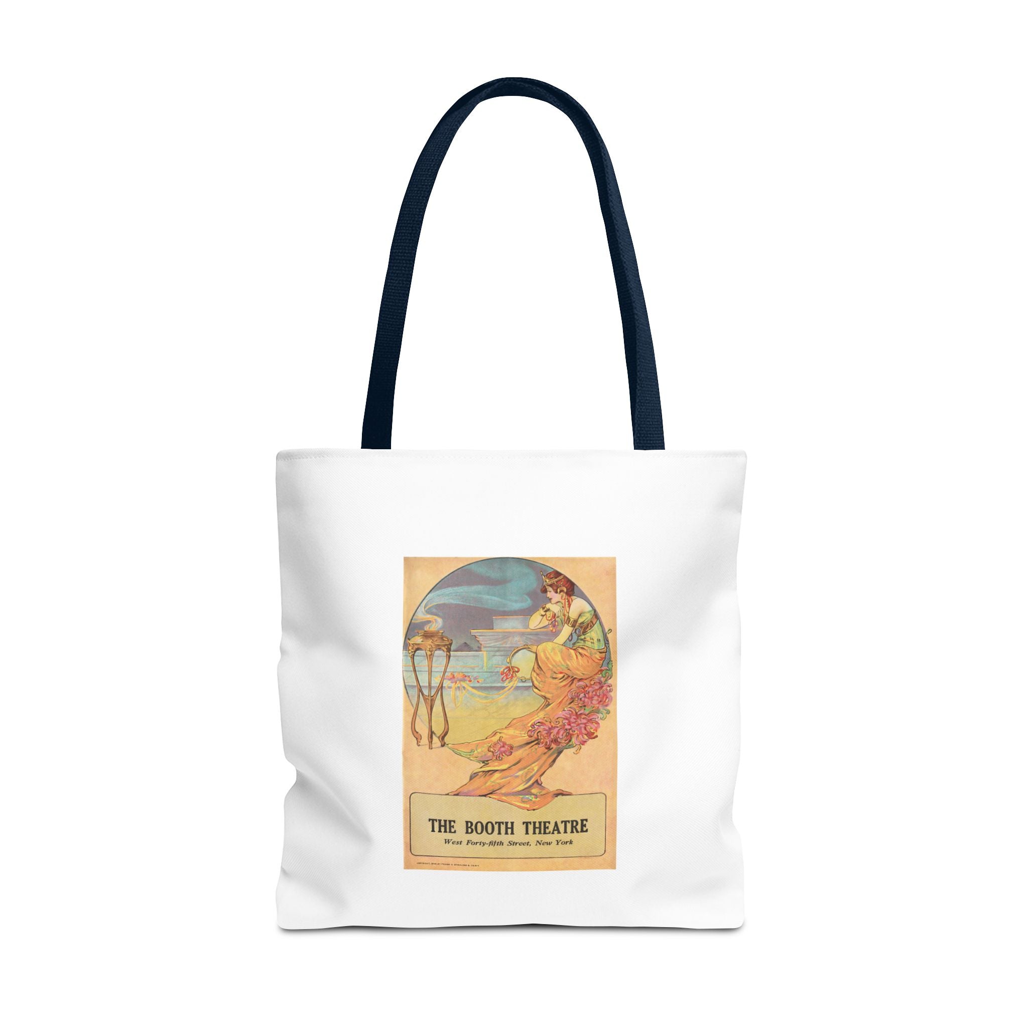 Stylish Tote Bag - Booth Theatre, New York, Vintage Playbill Artwork (1915)