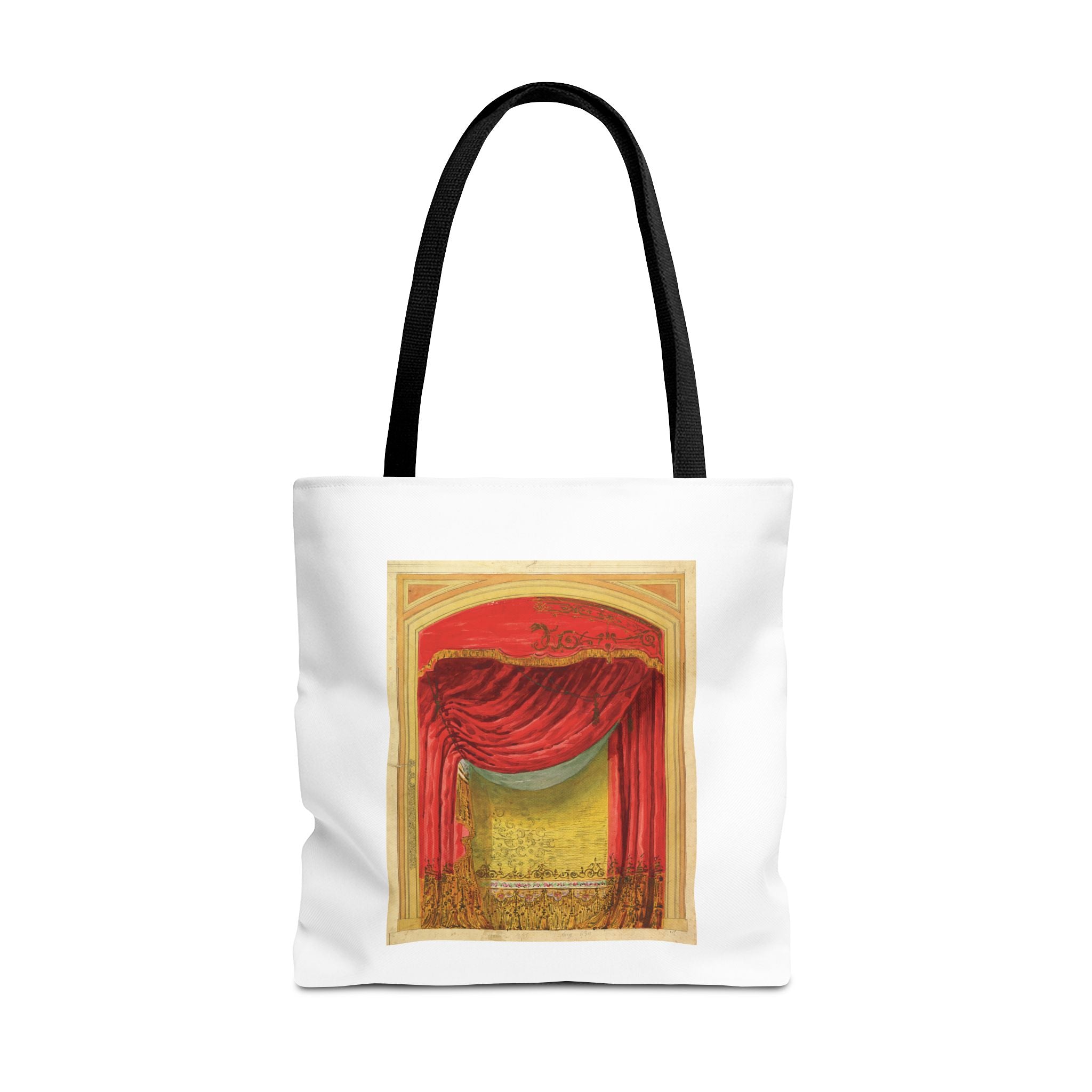 Stylish Tote Bag - Casino de St. Etienne Stage Design Artwork by Eugène Cicéri
