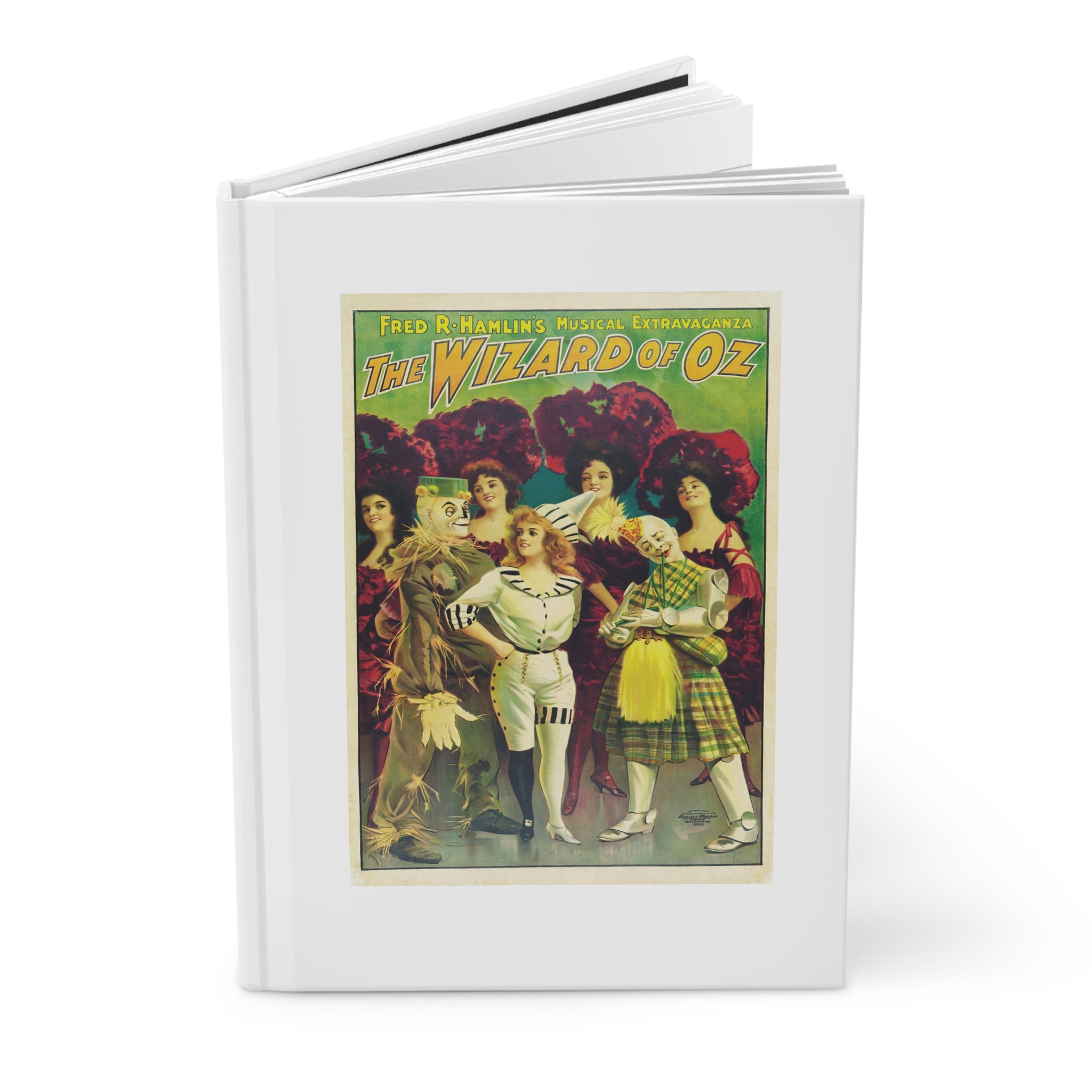Hardcover Journal Matte - The Wizard of Oz Musical Extravaganza Vintage Artwork (1903)
