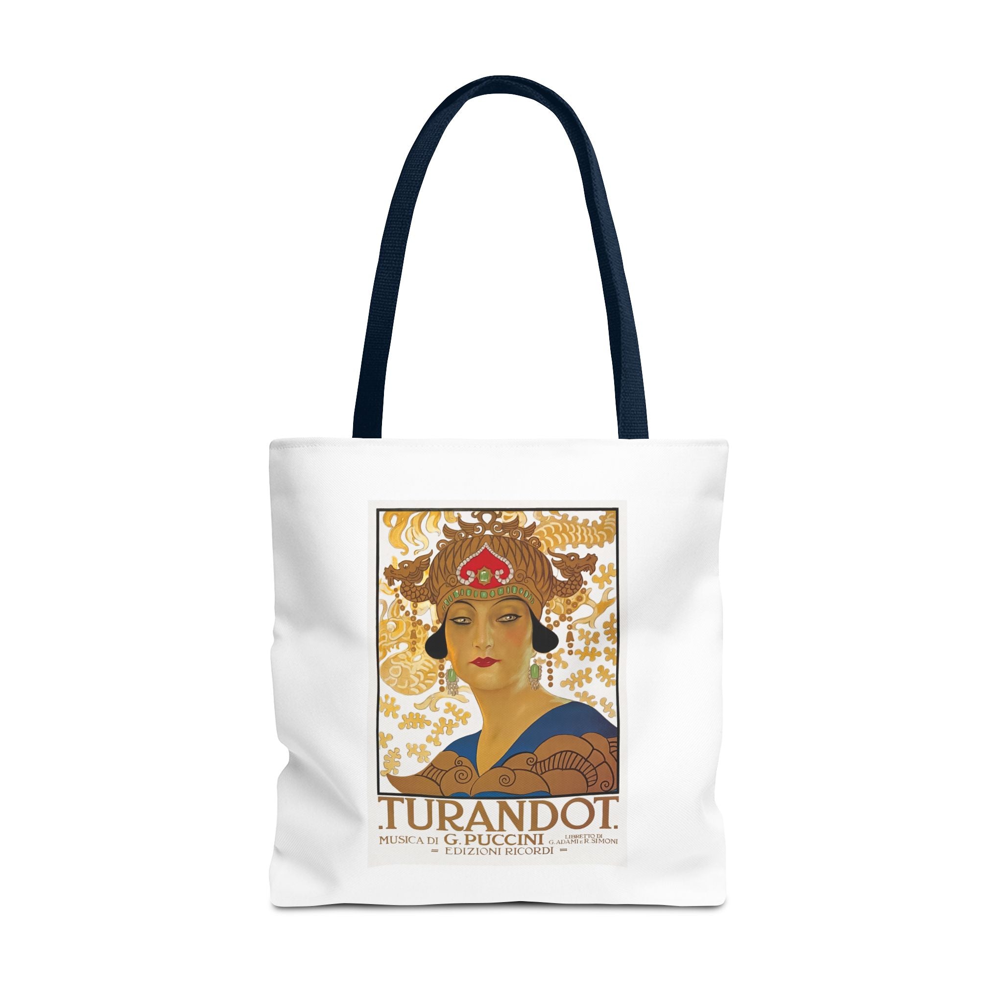 Stylish Tote Bag - Giacomo Puccini’s Opera Turandot Vintage Artwork (1926)