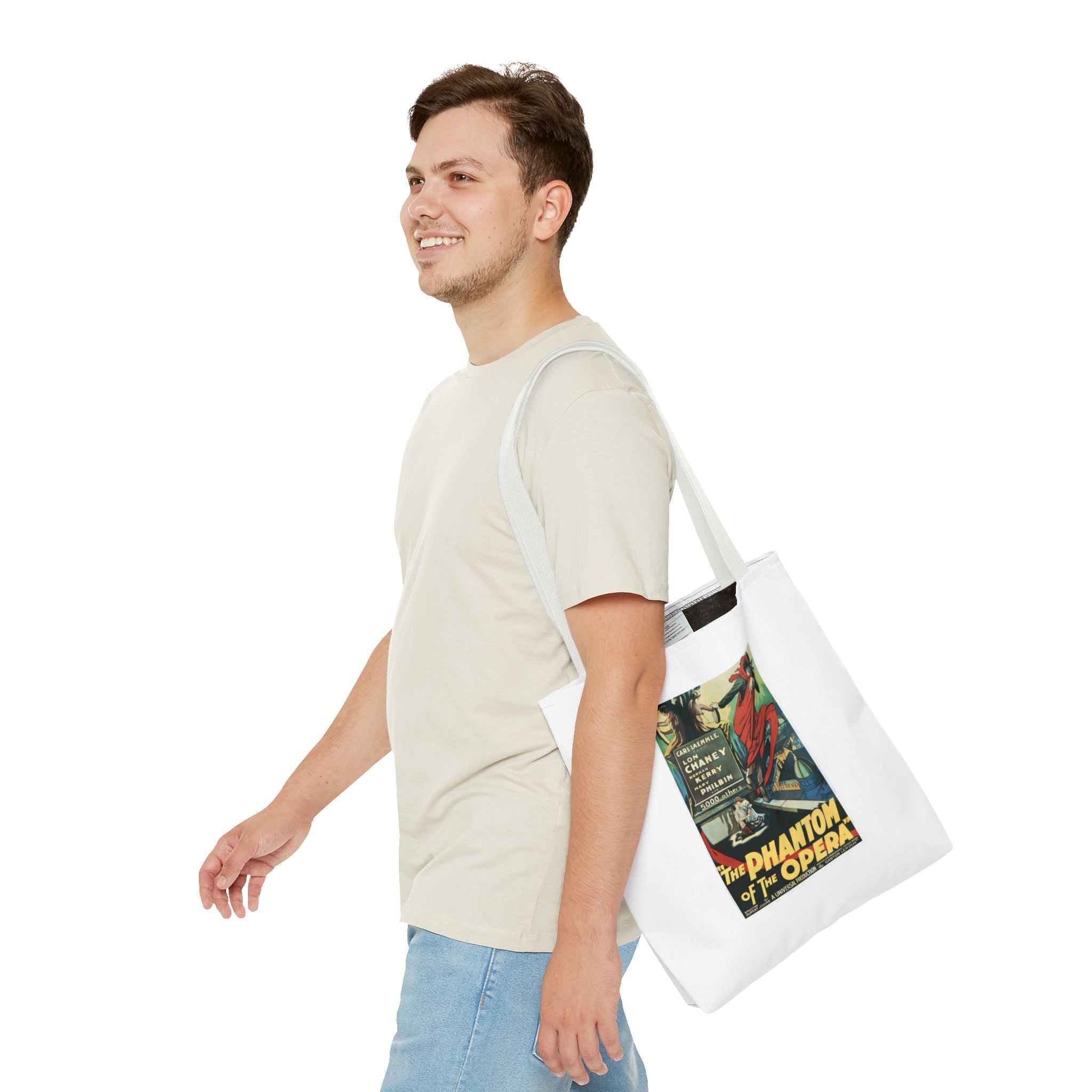 Stylish Tote Bag - The Phantom of the Opera Vintage Artwork (1925)