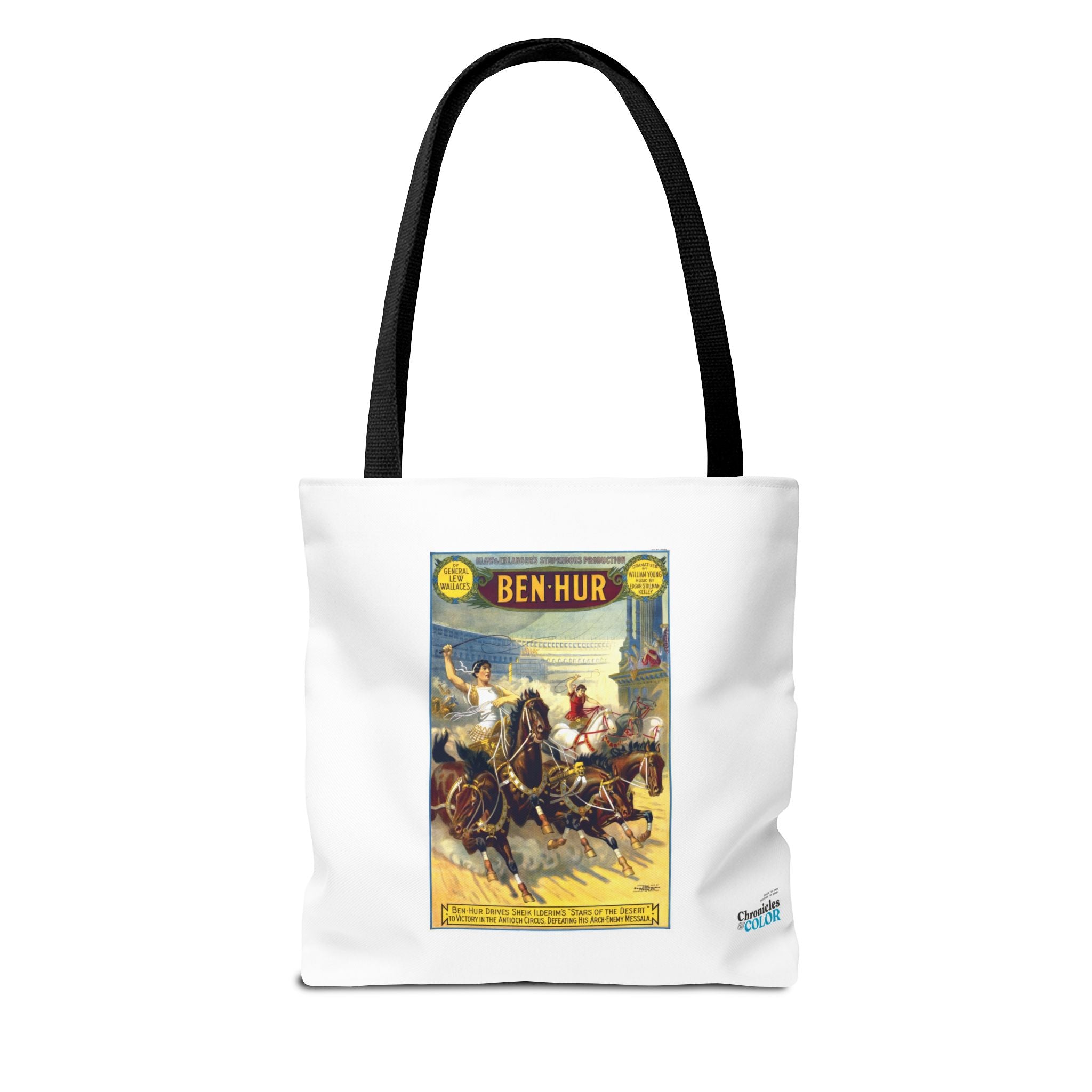 Stylish Tote Bag - Ben-Hur Broadway Premiere Vintage Artwork (1899)