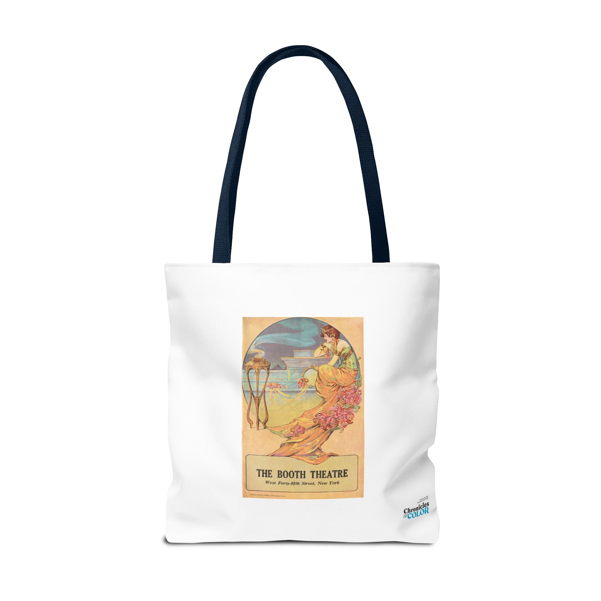 Stylish Tote Bag - Booth Theatre, New York, Vintage Playbill Artwork (1915)