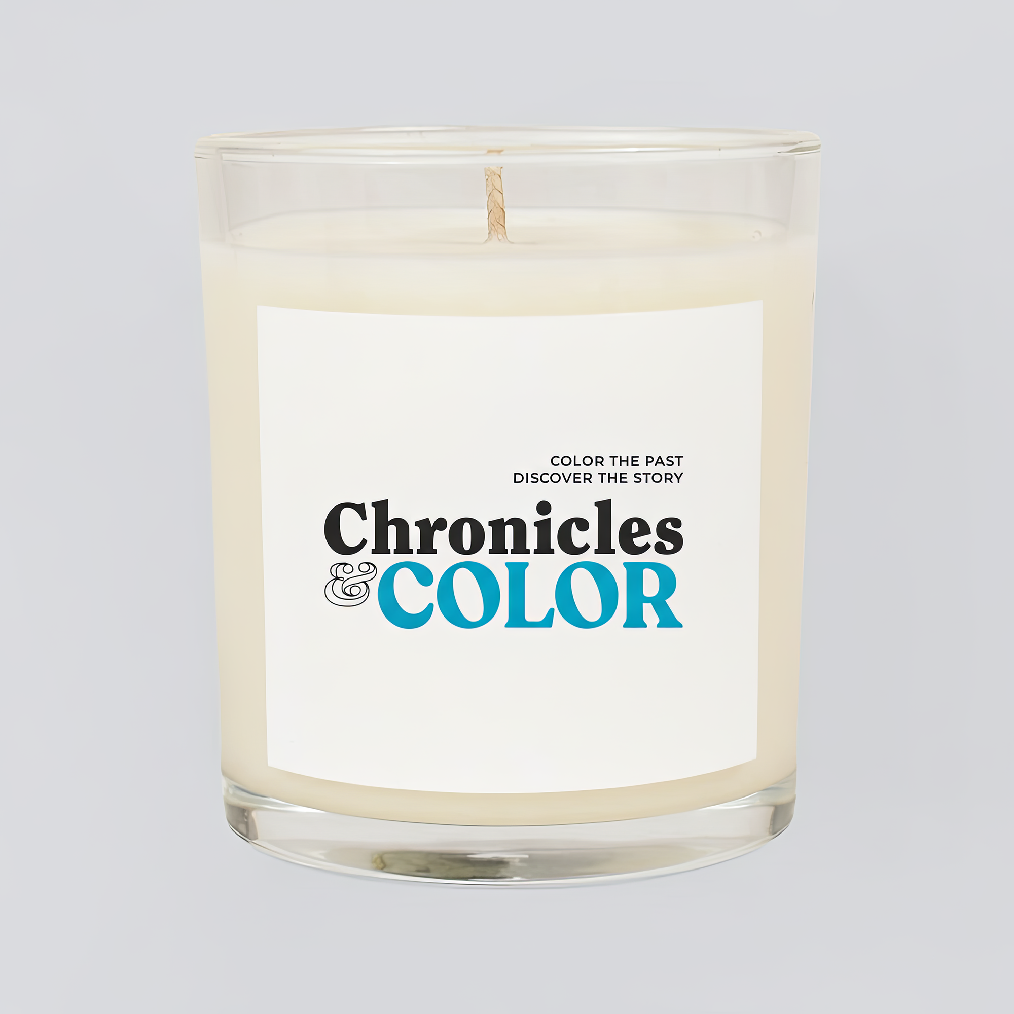 11 oz Soy Wax Glass Candle, Coloring Candle by Chronicles & Color