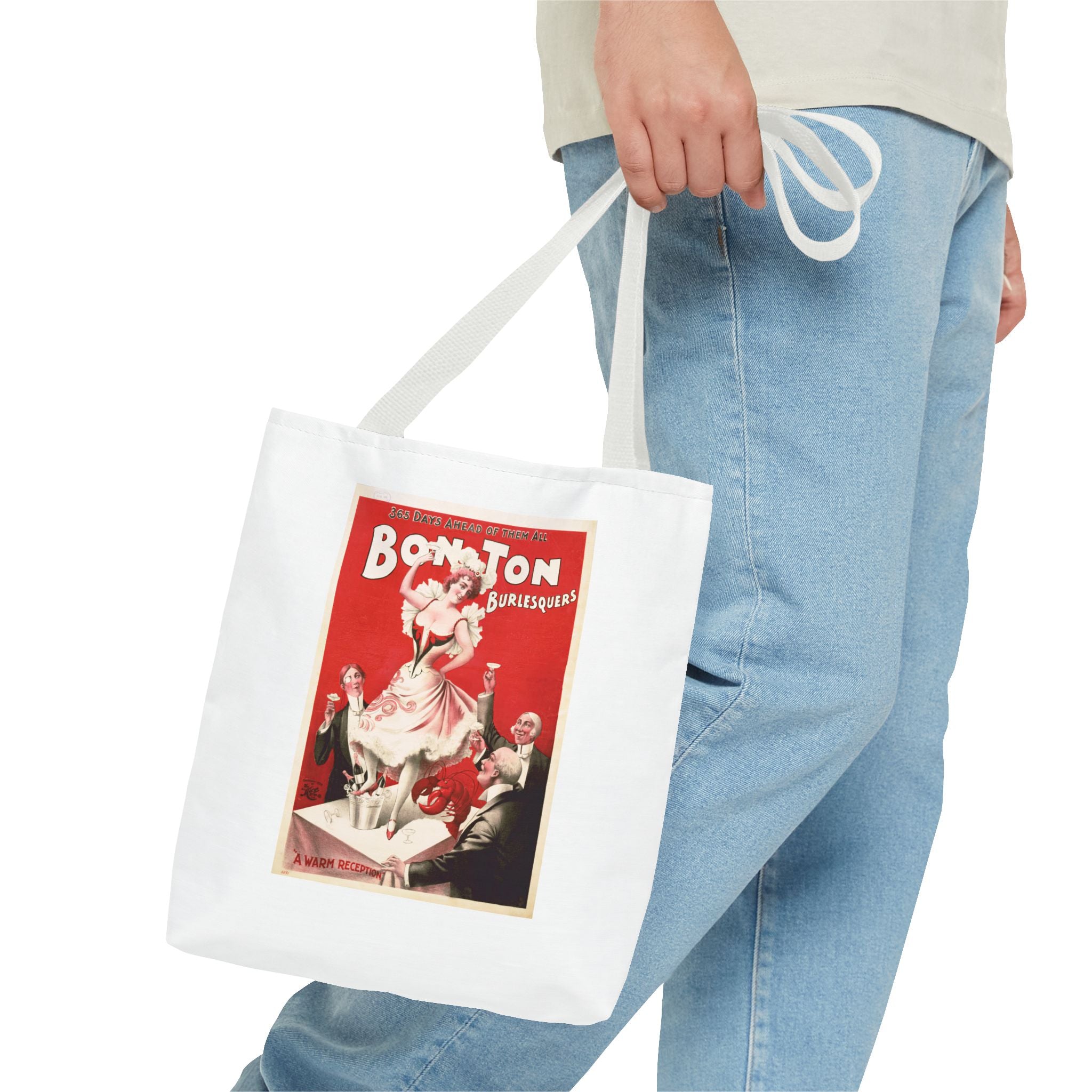 Stylish Tote Bag - Bon Ton Burlesquers Vintage Artwork (1898)