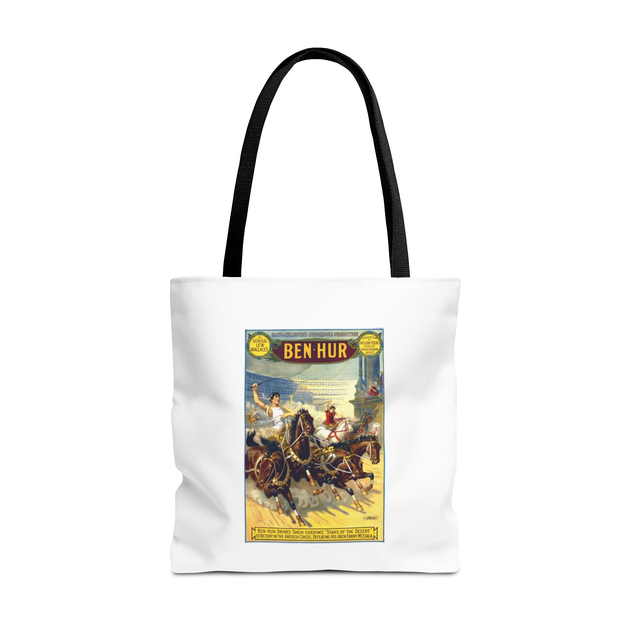 Stylish Tote Bag - Ben-Hur Broadway Premiere Vintage Artwork (1899)