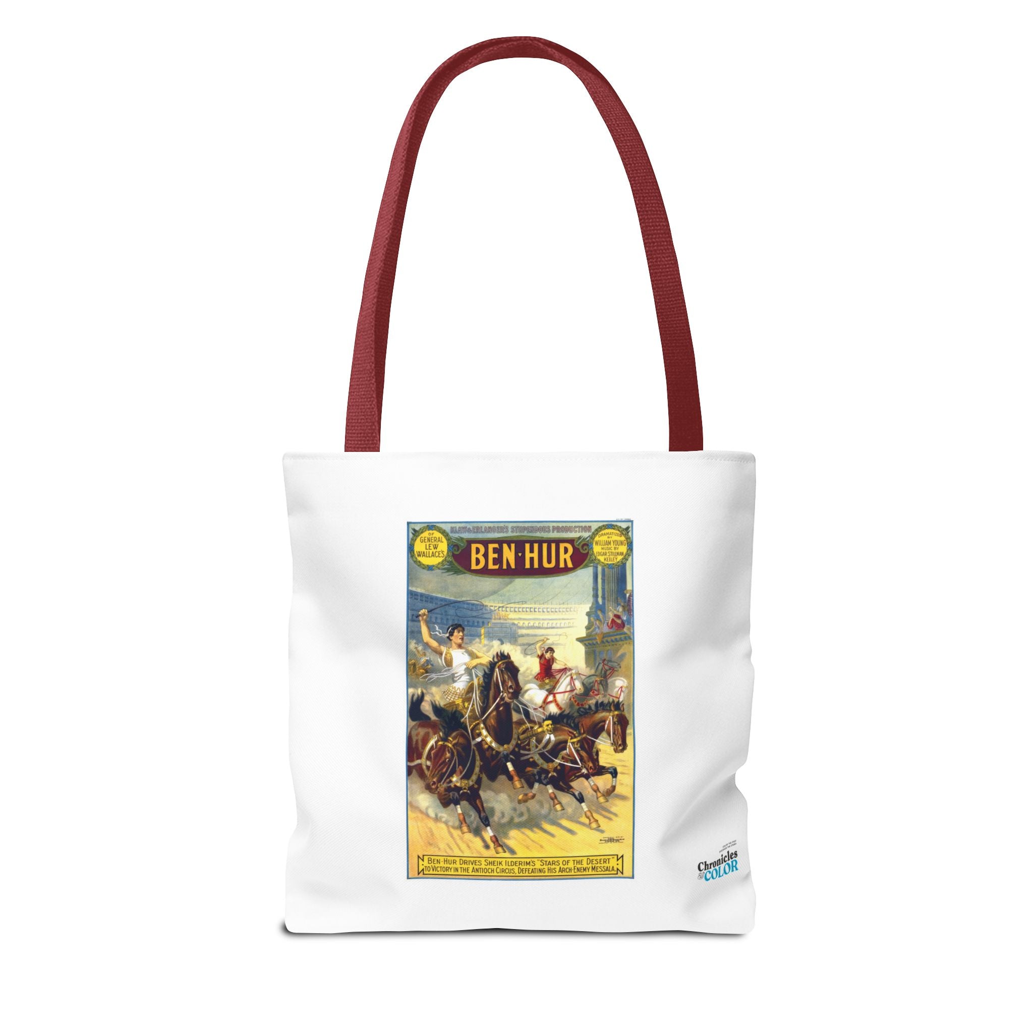 Stylish Tote Bag - Ben-Hur Broadway Premiere Vintage Artwork (1899)