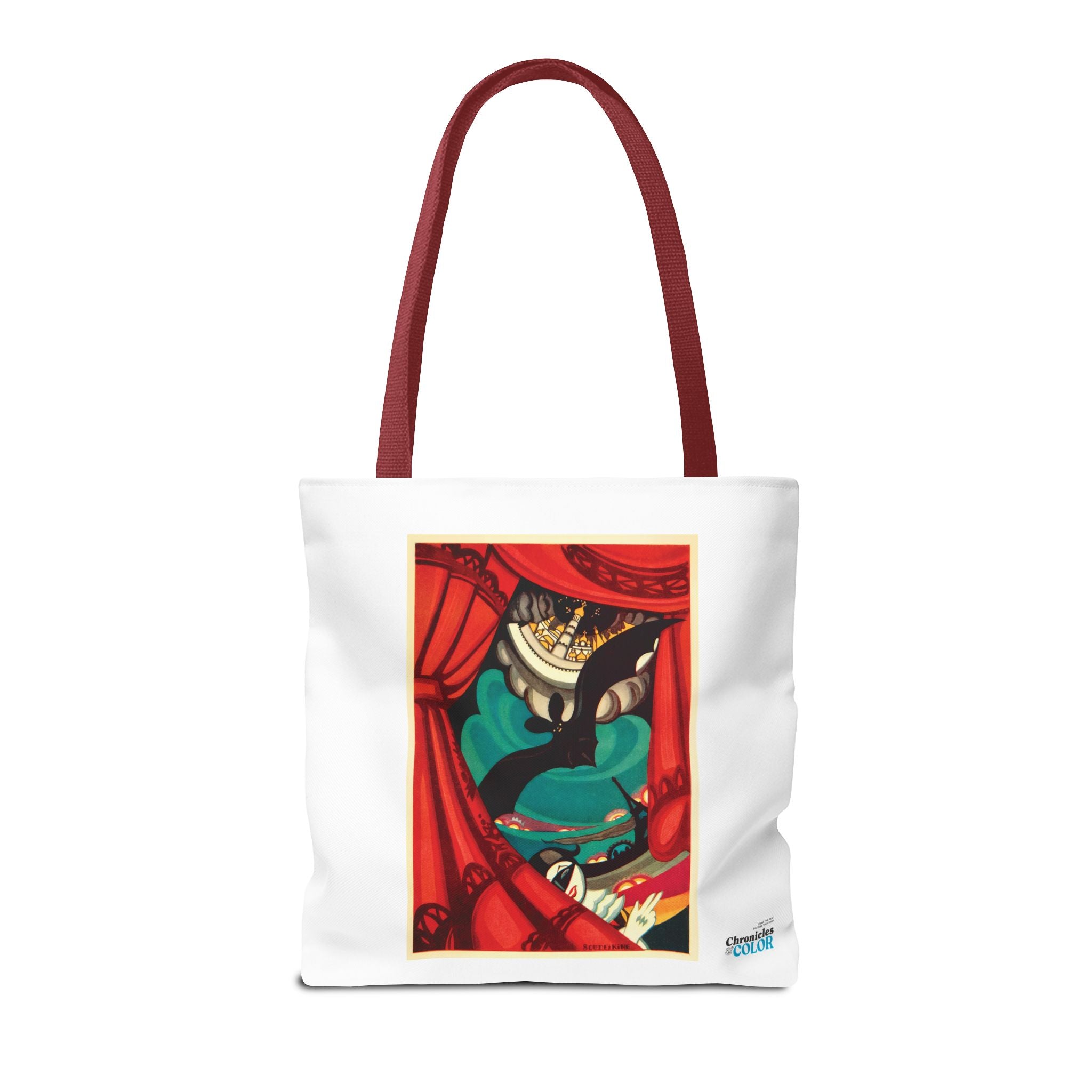 Stylish Tote Bag - Nikita Balieff’s Bat Theatre, Moscow Vintage Artwork (1922)
