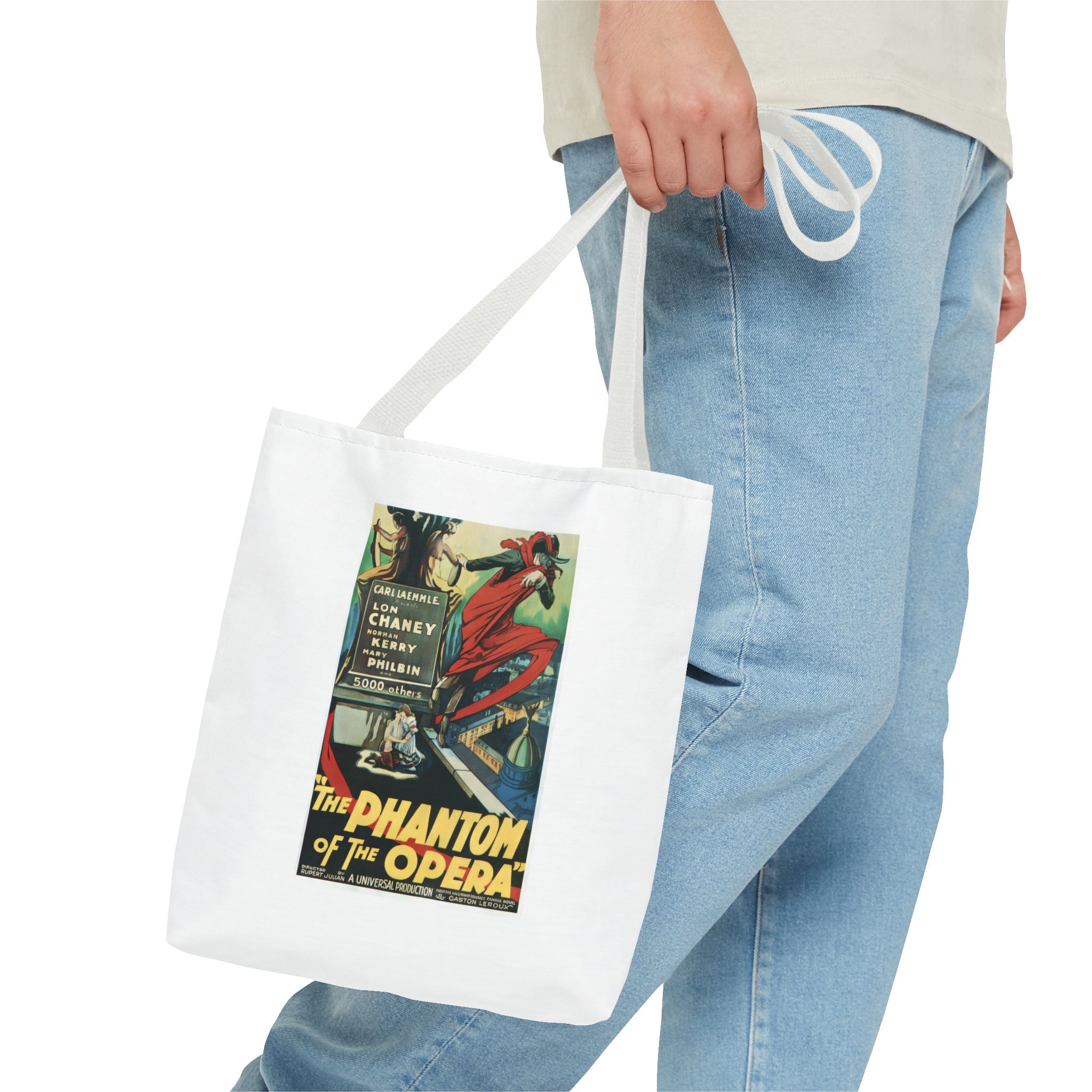 Stylish Tote Bag - The Phantom of the Opera Vintage Artwork (1925)