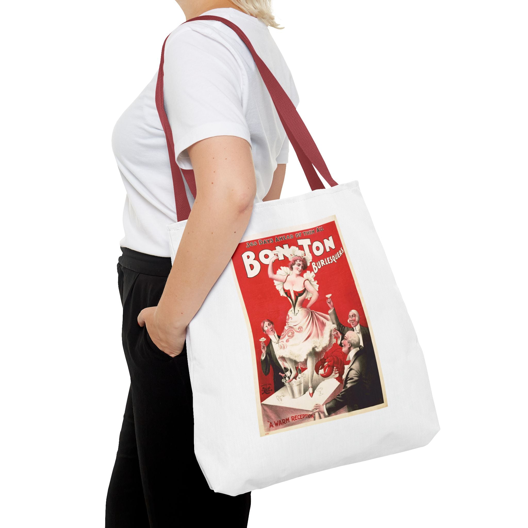 Stylish Tote Bag - Bon Ton Burlesquers Vintage Artwork (1898)