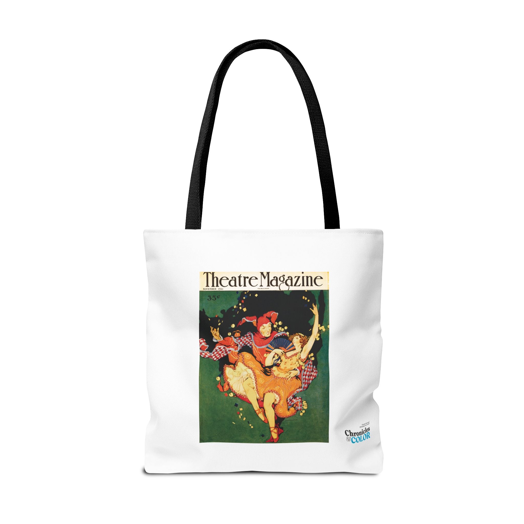 Stylish Tote Bag - Theatre Magazine Cover, Nov. 1921, Artwork by Clara Elsene Peck