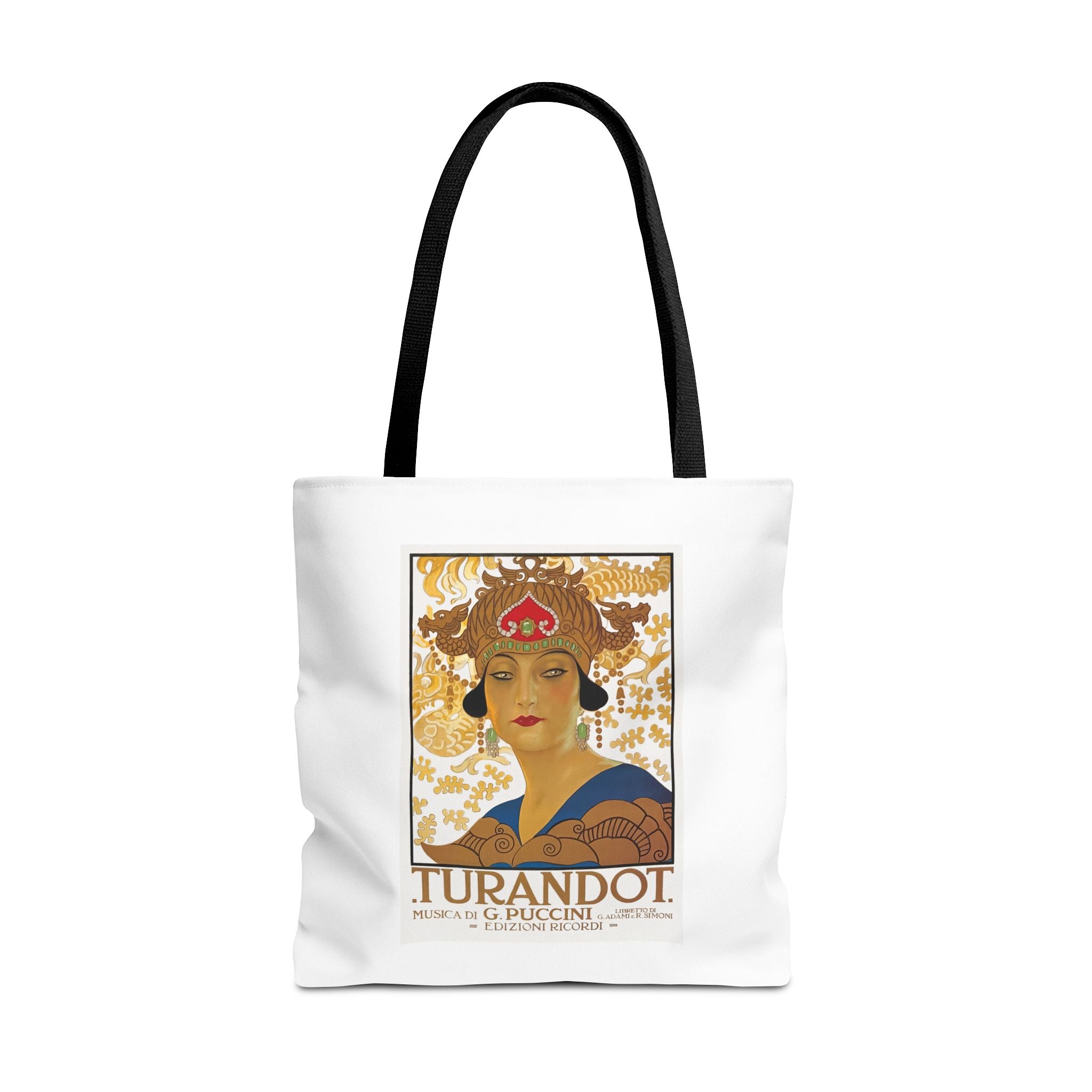 Stylish Tote Bag - Giacomo Puccini’s Opera Turandot Vintage Artwork (1926)