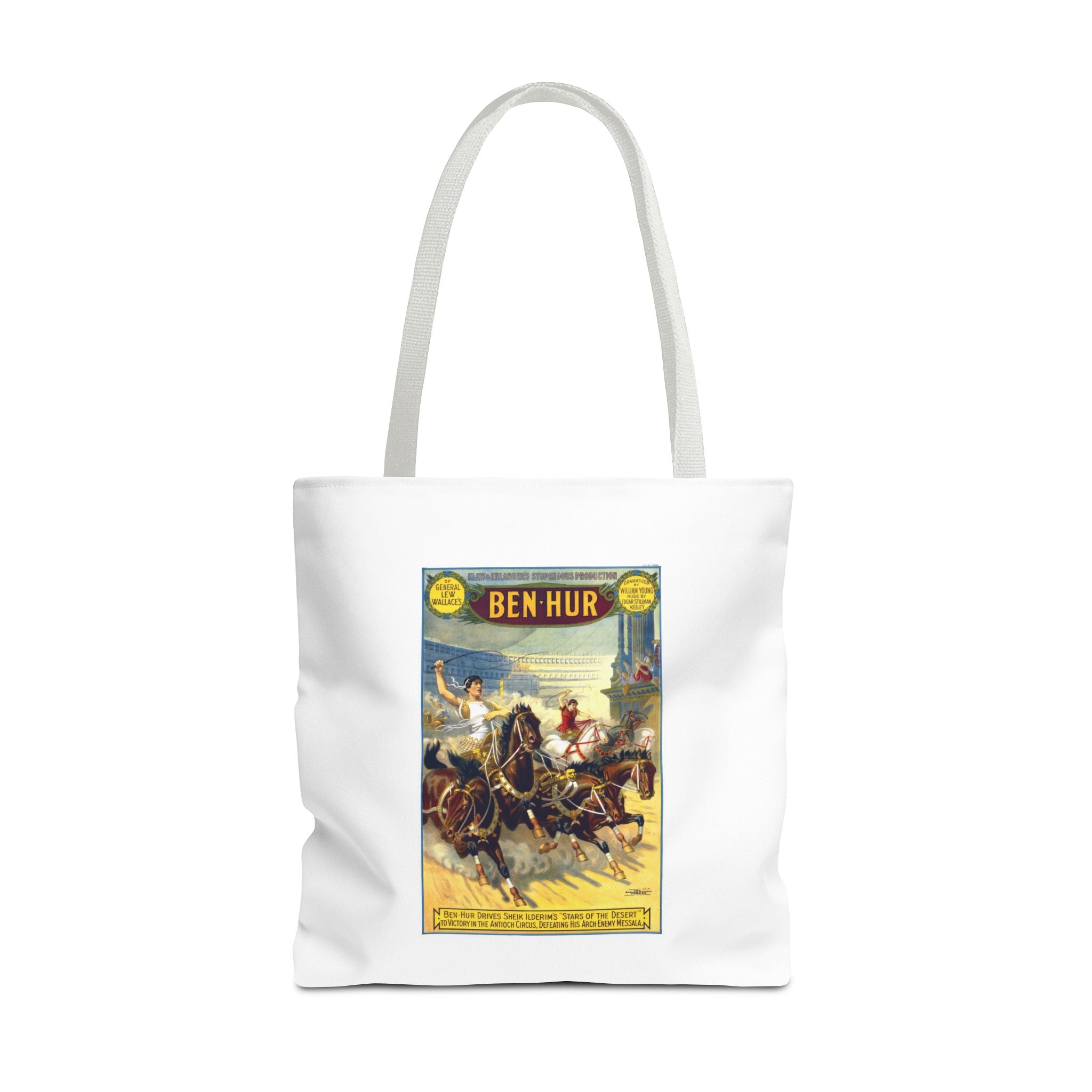 Stylish Tote Bag - Ben-Hur Broadway Premiere Vintage Artwork (1899)