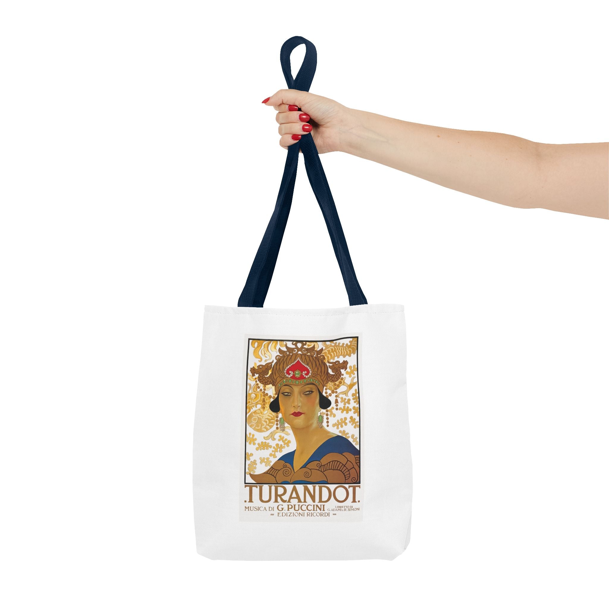 Stylish Tote Bag - Giacomo Puccini’s Opera Turandot Vintage Artwork (1926)