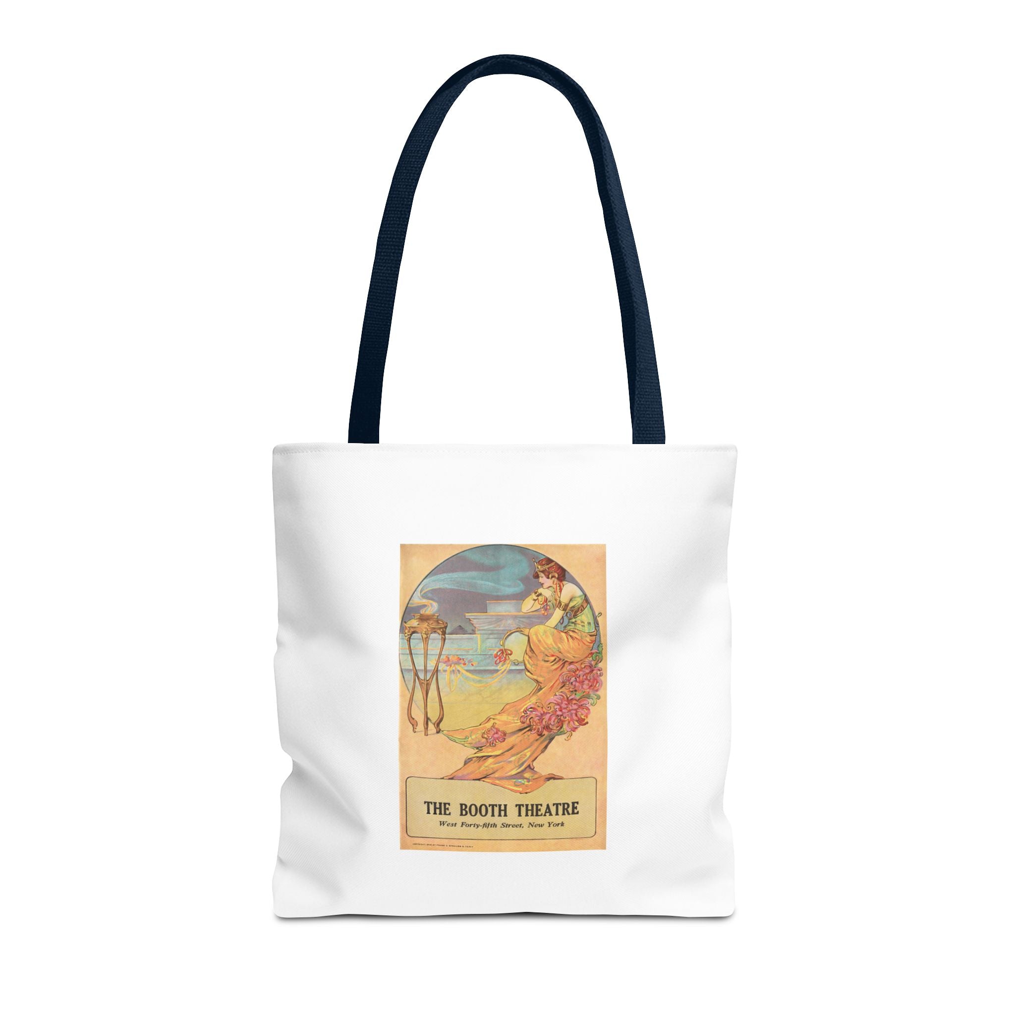 Stylish Tote Bag - Booth Theatre, New York, Vintage Playbill Artwork (1915)