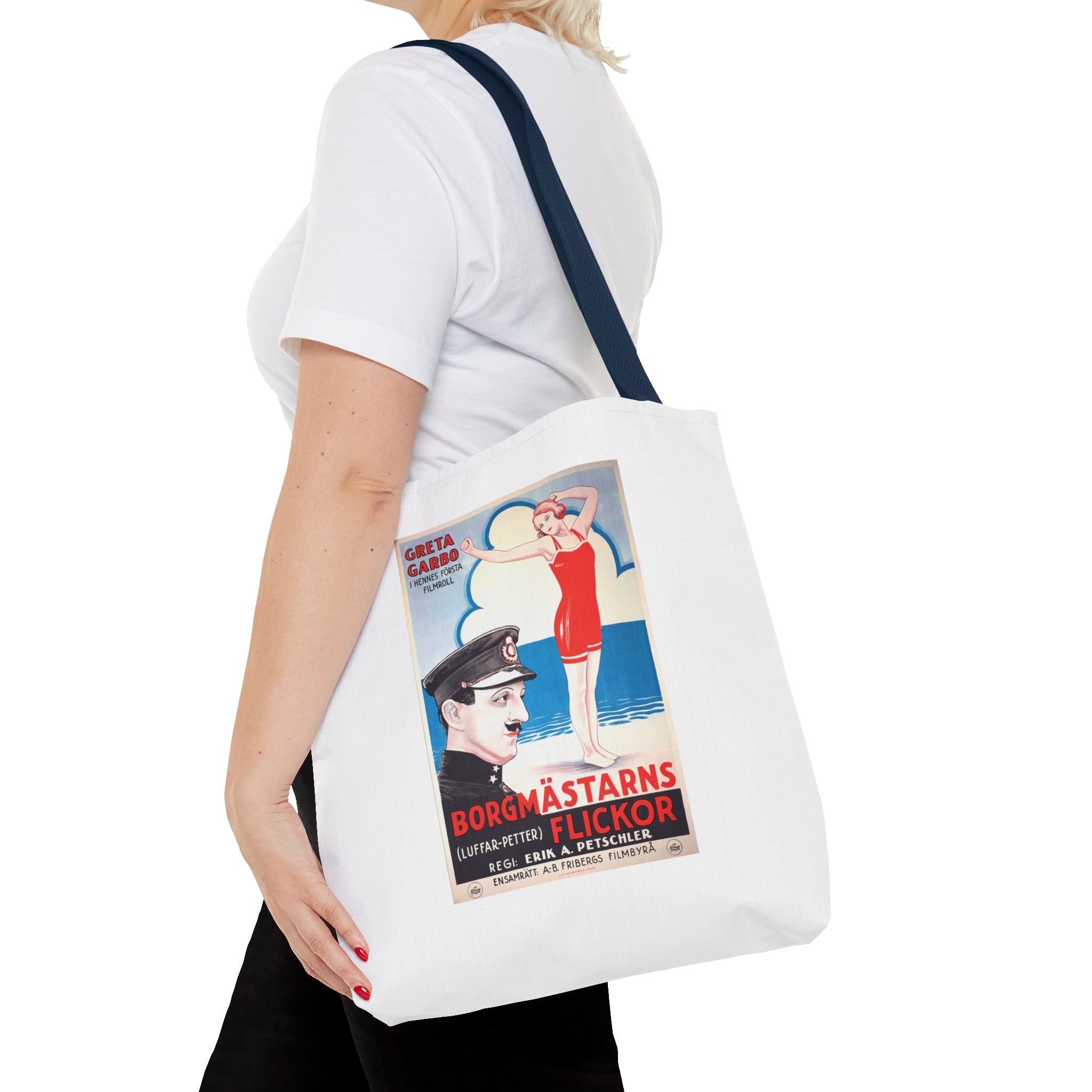 Stylish Tote Bag - Luffar-Petter (Peter the Tramp) Swedish Vintage Artwork