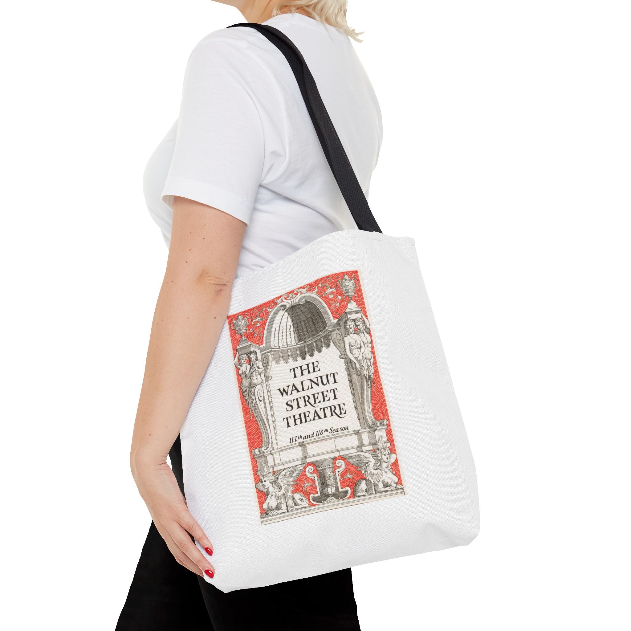 Stylish Tote Bag - Walnut Street Theatre Program, Vintage Artwork (1926)