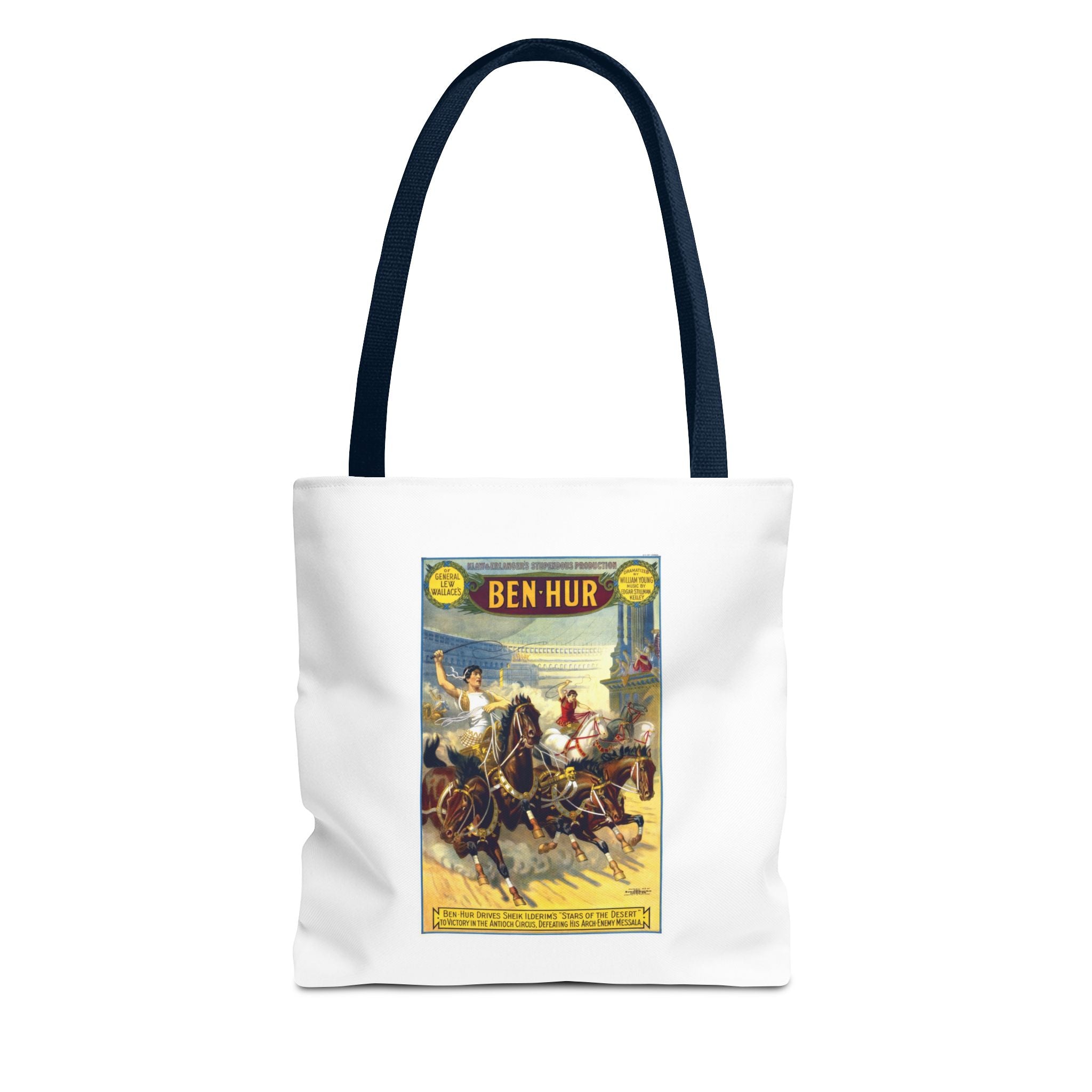 Stylish Tote Bag - Ben-Hur Broadway Premiere Vintage Artwork (1899)