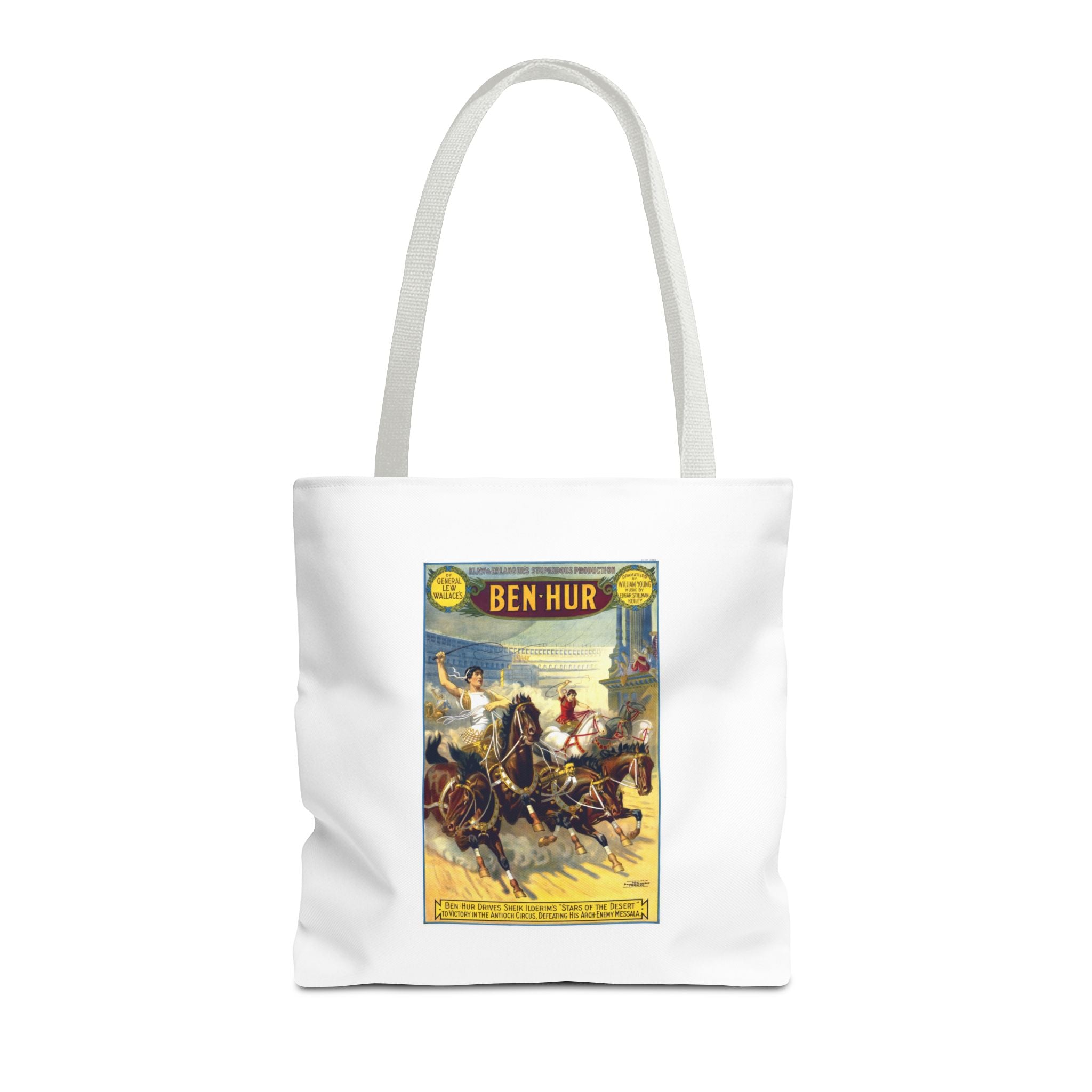 Stylish Tote Bag - Ben-Hur Broadway Premiere Vintage Artwork (1899)