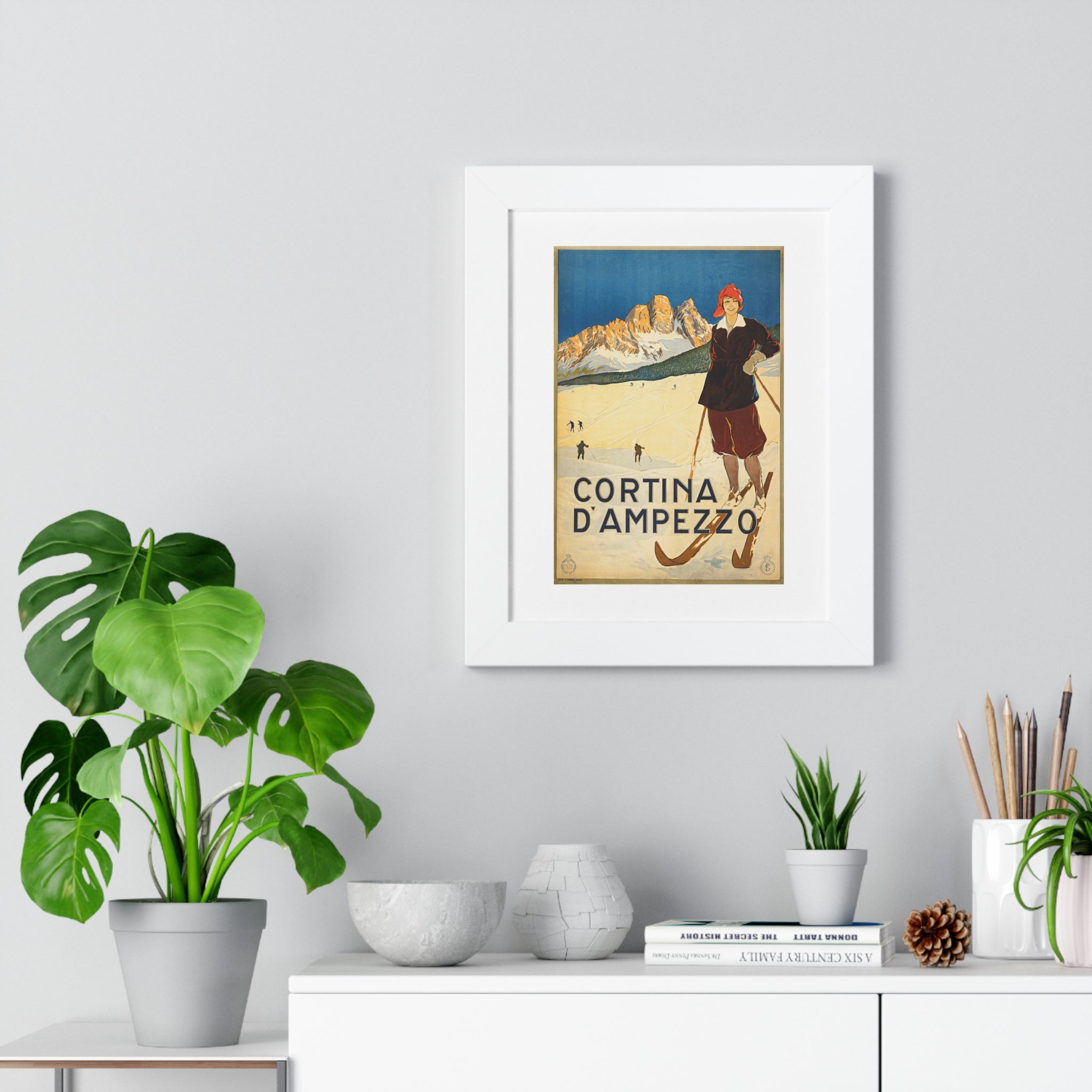 Framed Vertical Poster - Cortina d'Ampezzo
