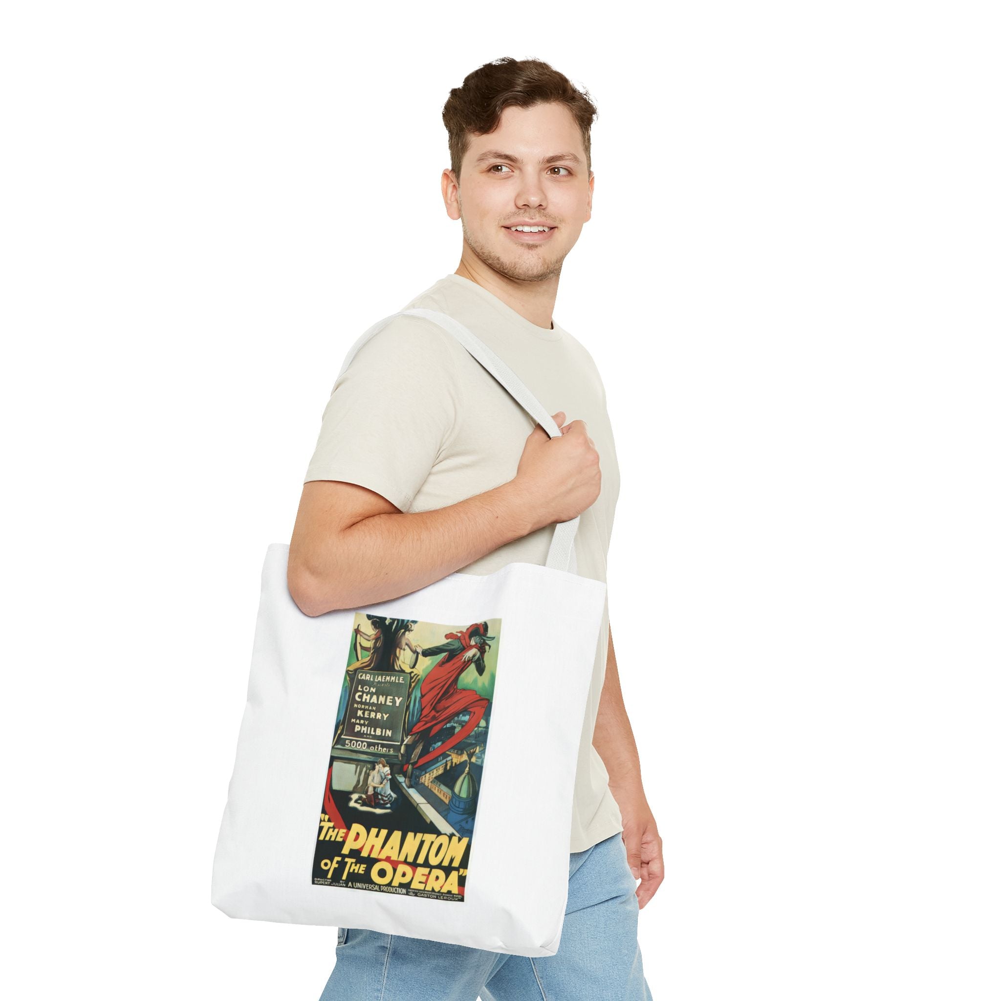 Stylish Tote Bag - The Phantom of the Opera Vintage Artwork (1925)